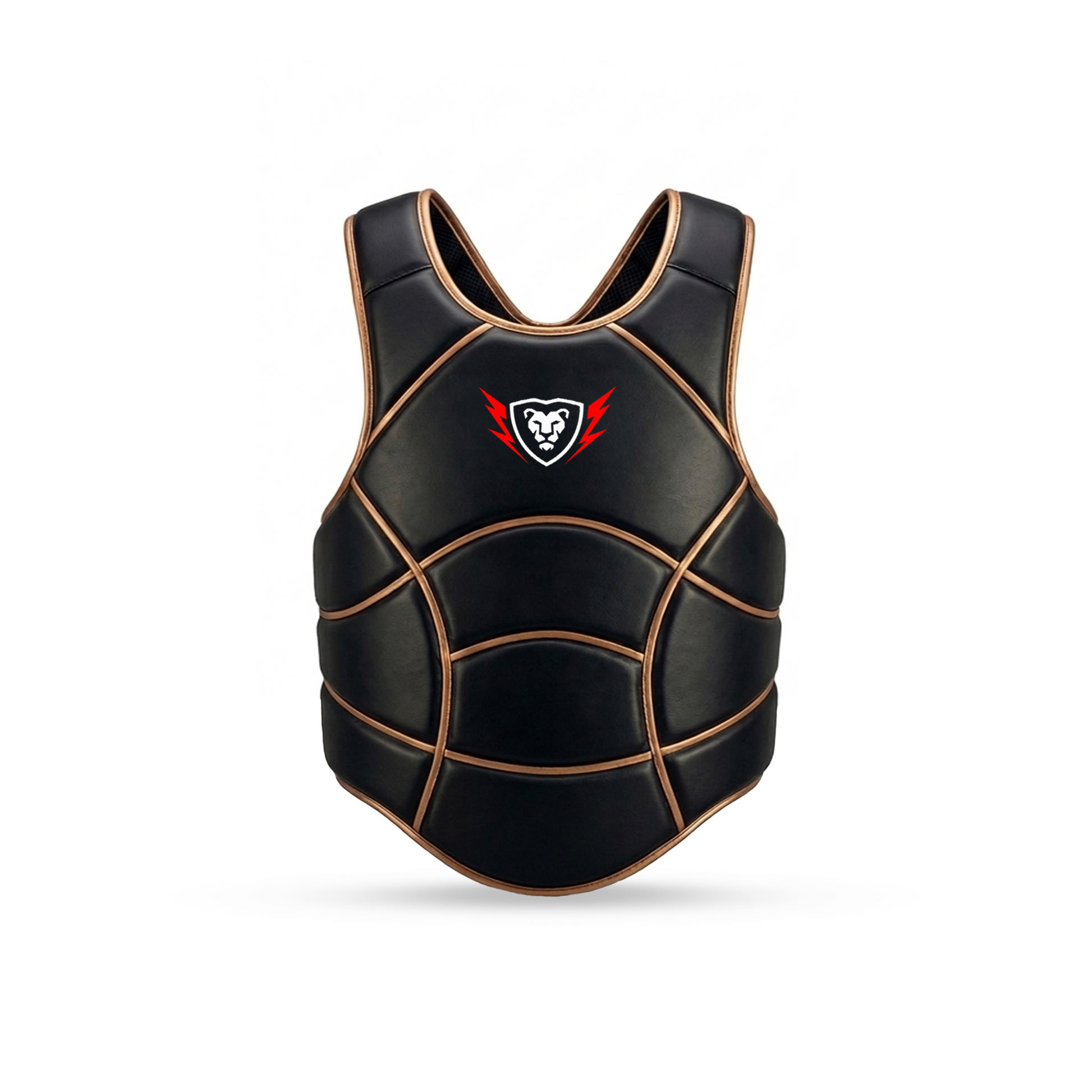 Cowhide Leather Chest Guard: Kickboxing & MMA Training