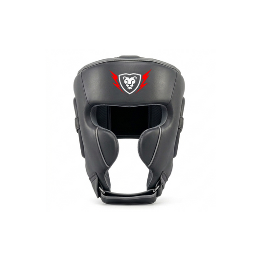 Cowhide Leather Boxing Sparring MMA Headguard