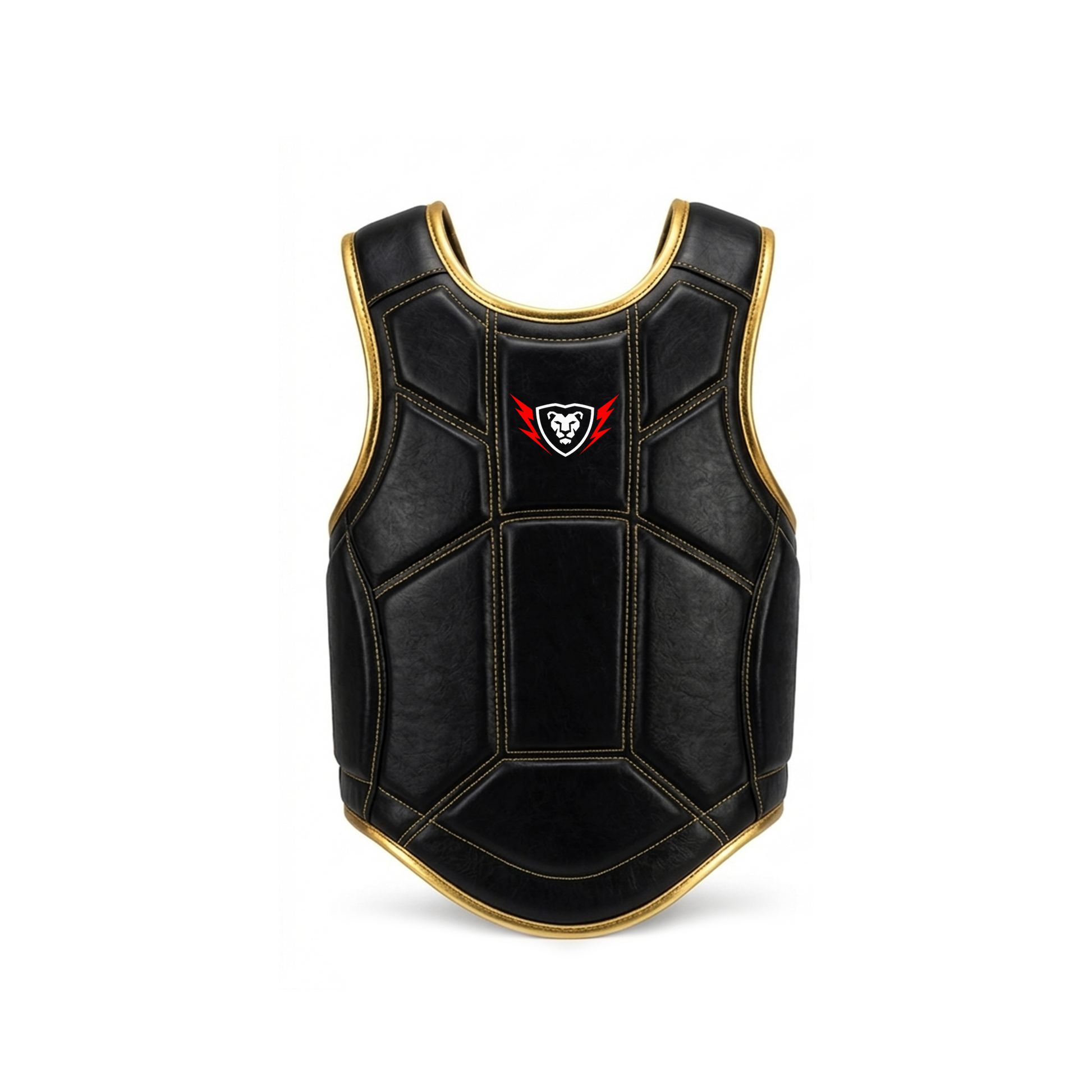 Cowhide Leather Chest Guard: Kickboxing & MMA Training
