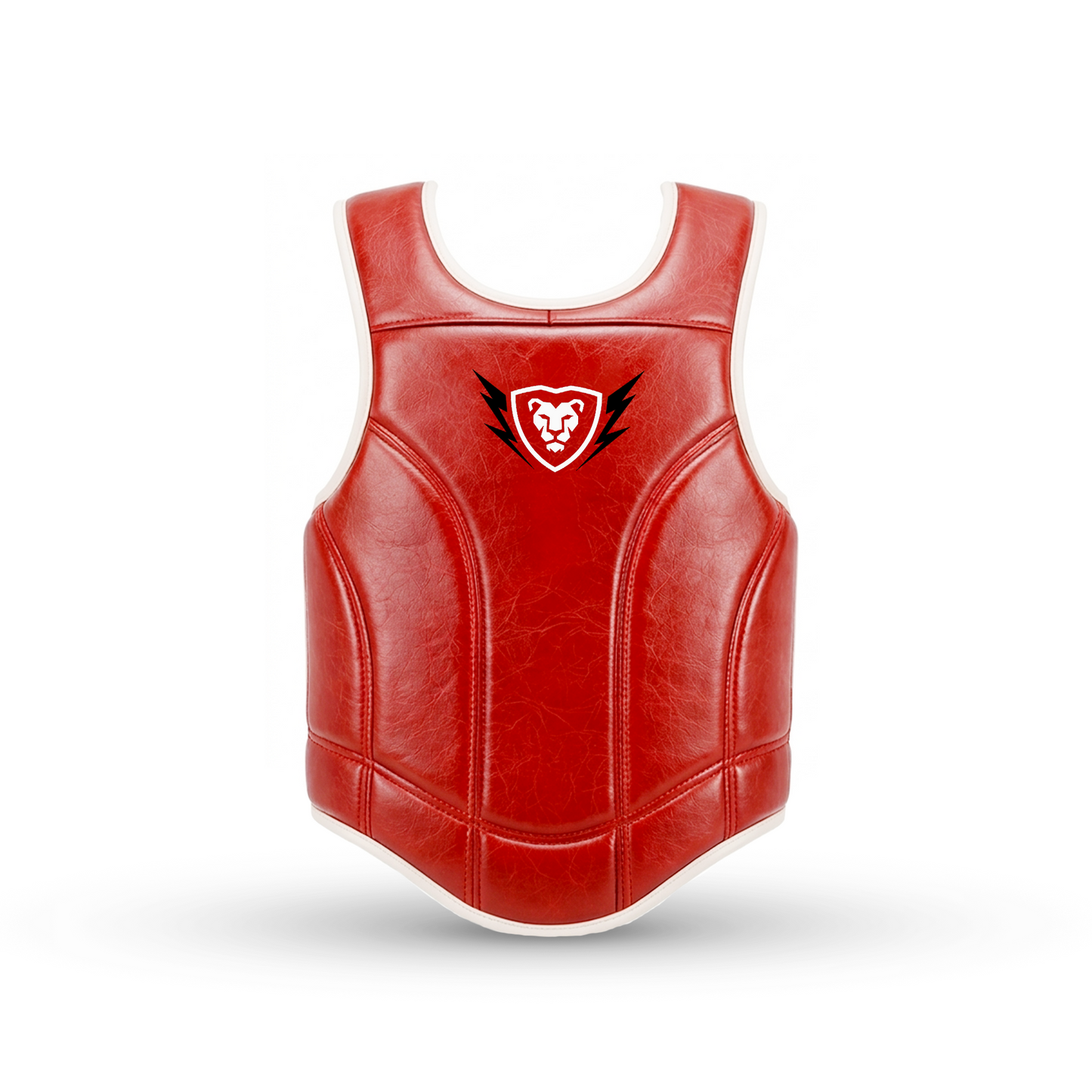 Cowhide Leather Chest Guard: Kickboxing & MMA Training