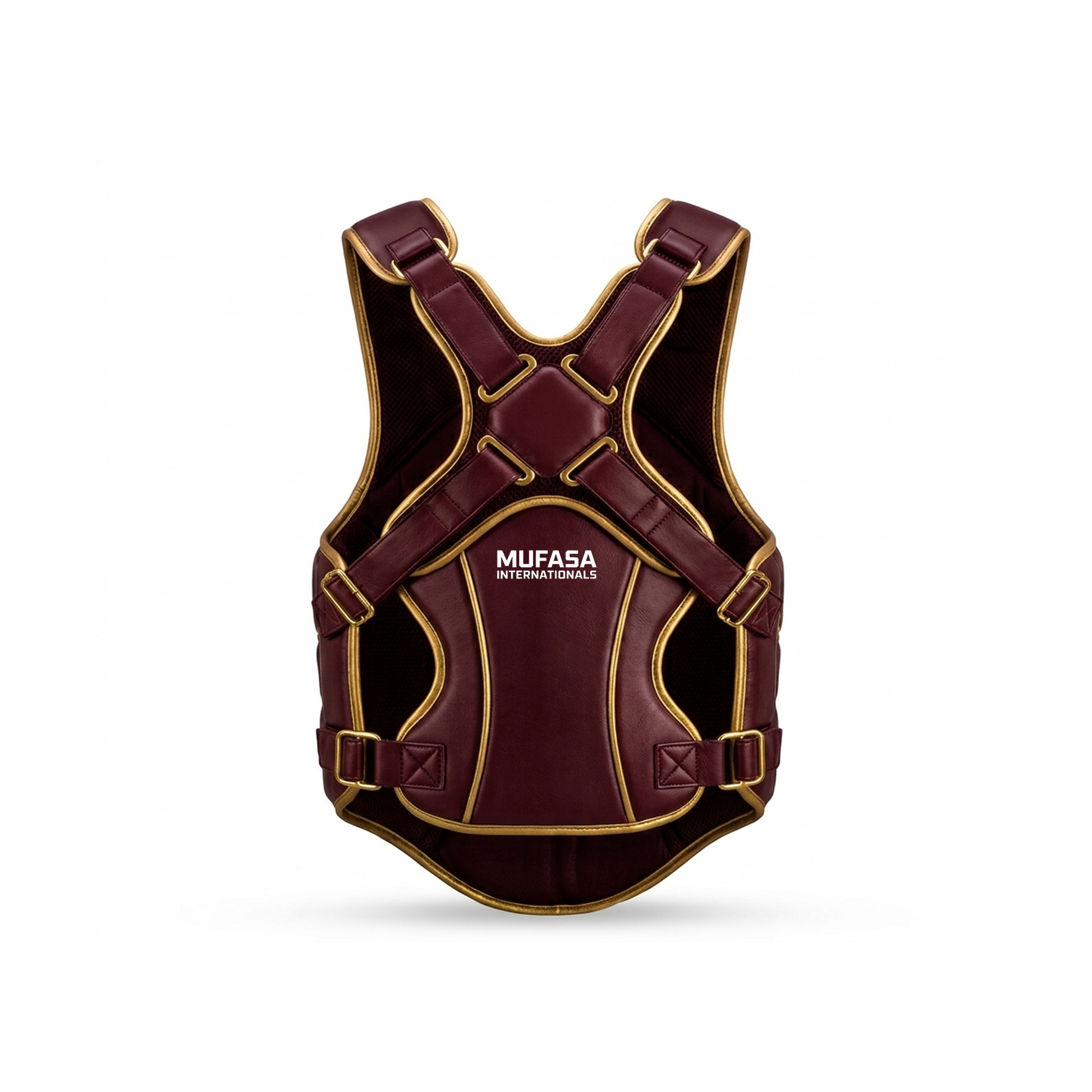 Cowhide Leather Chest Guard: Kickboxing & MMA Training