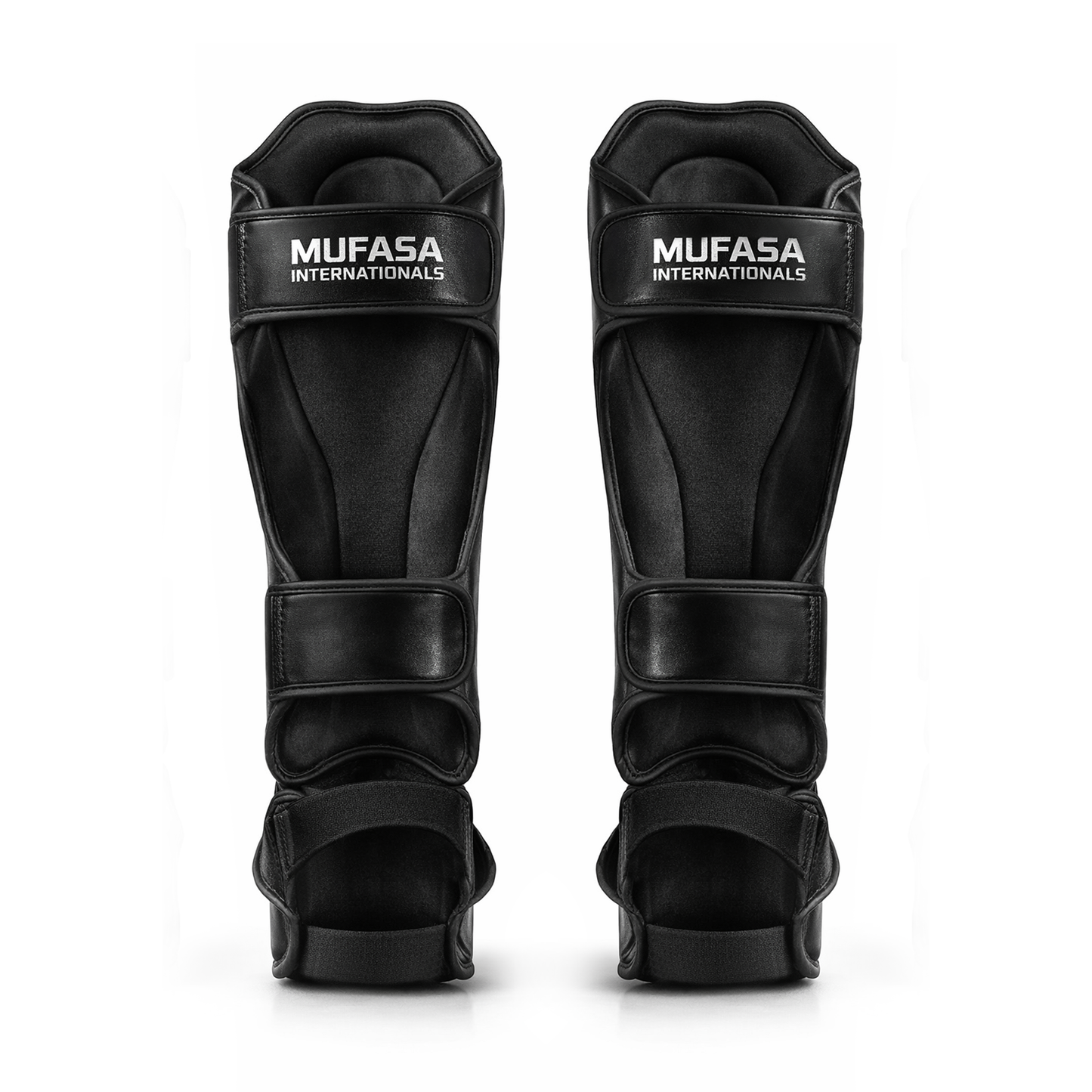 Cowhide Leather Boxing Shin Guards – Durable Training Gear