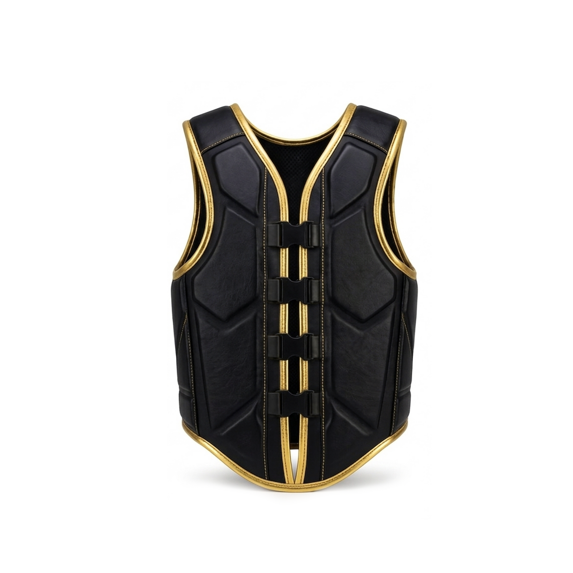 Cowhide Leather Chest Guard: Kickboxing & MMA Training