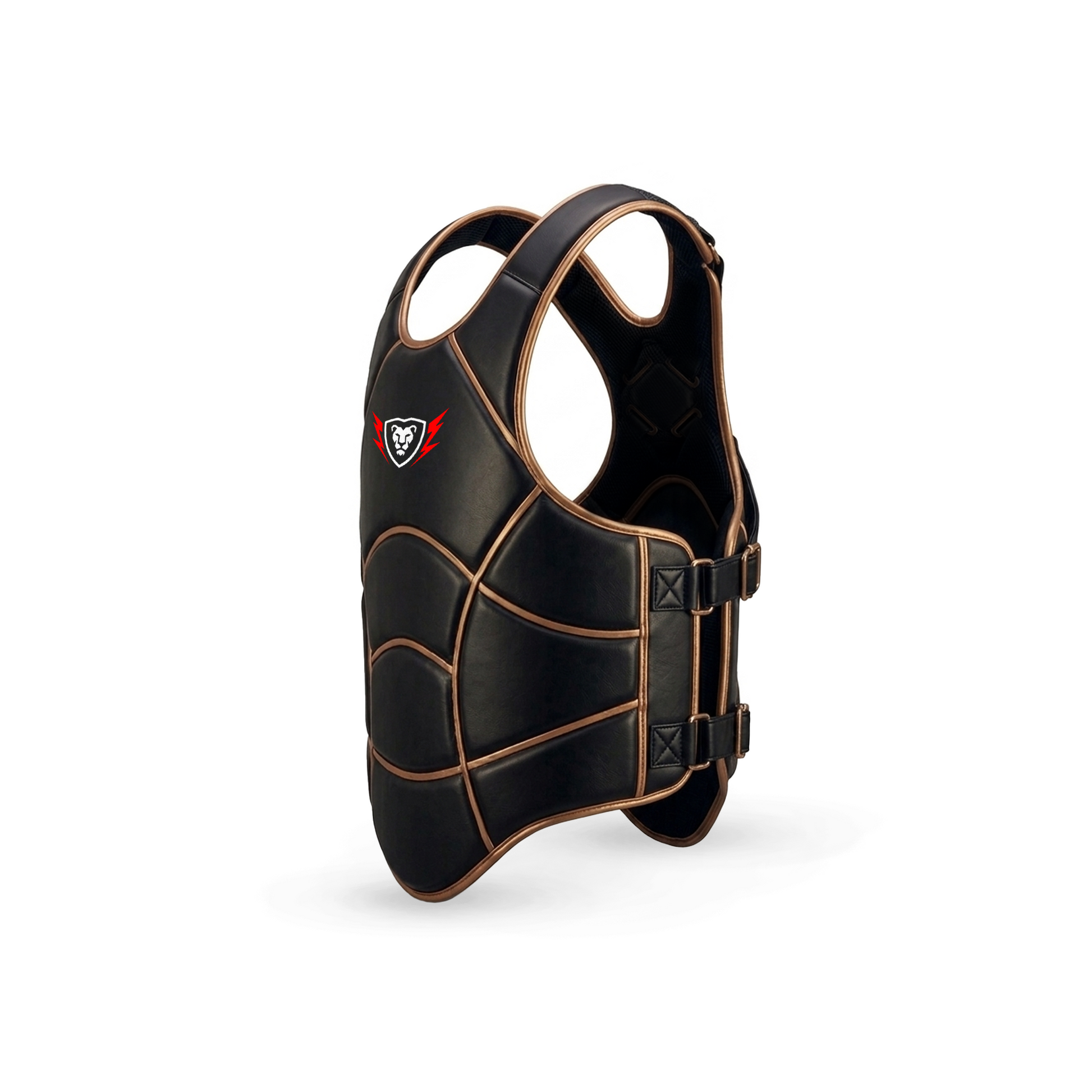 Cowhide Leather Chest Guard: Kickboxing & MMA Training