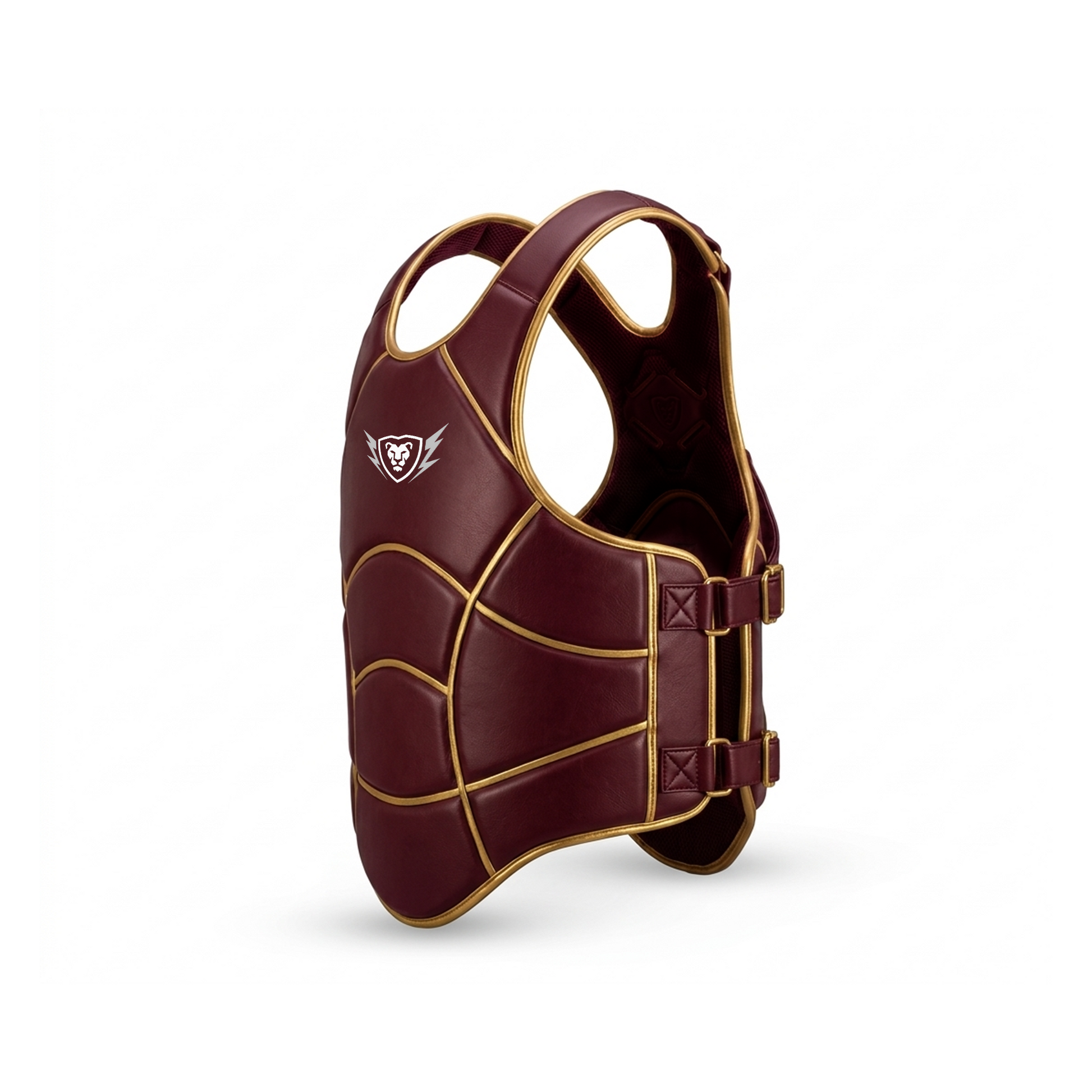 Cowhide Leather Chest Guard: Kickboxing & MMA Training