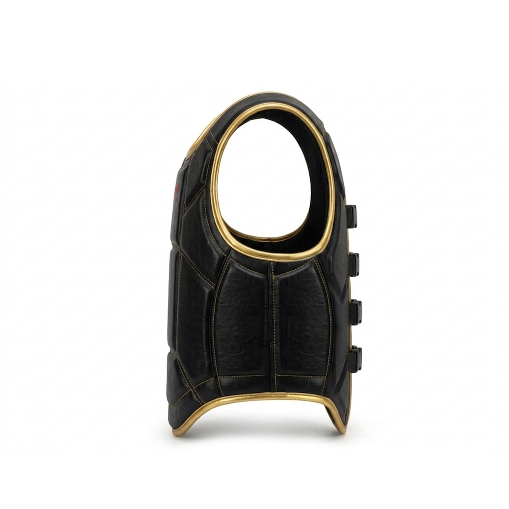 Cowhide Leather Chest Guard: Kickboxing & MMA Training