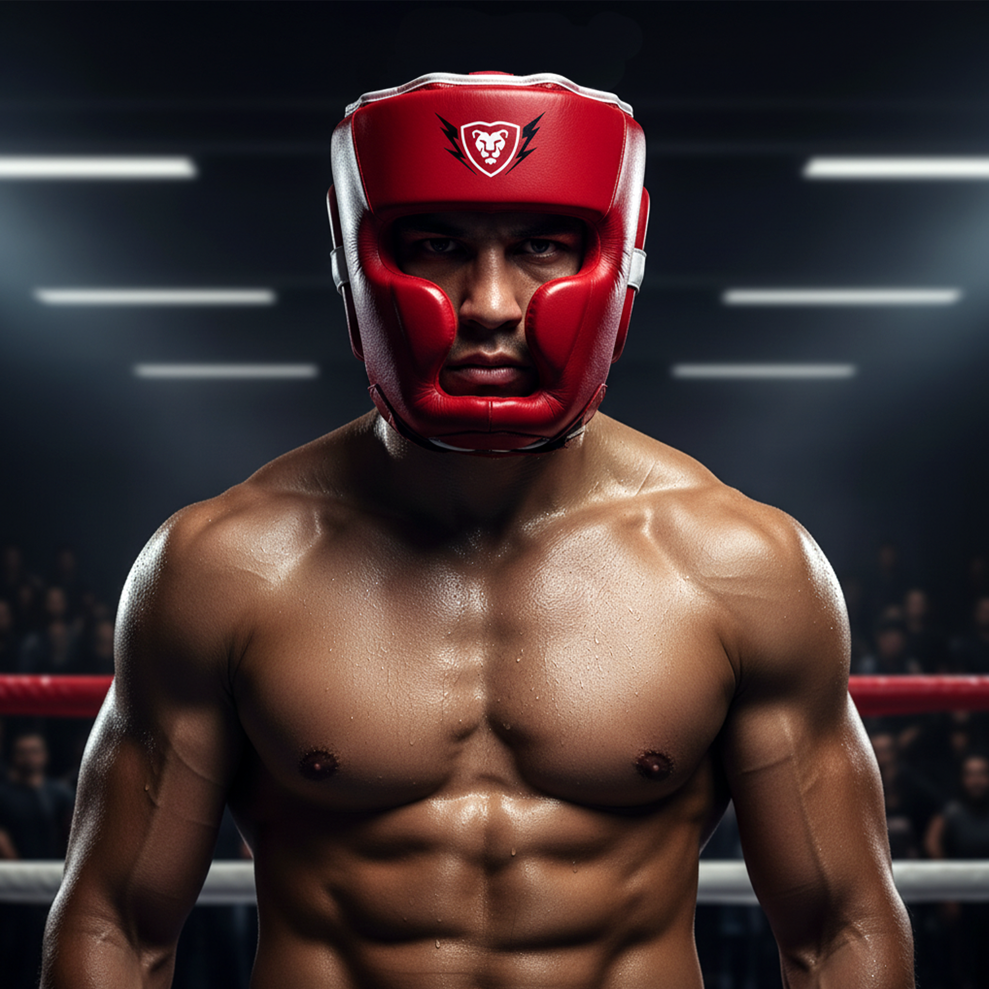 Cowhide Leather Boxing Sparring MMA Headguard