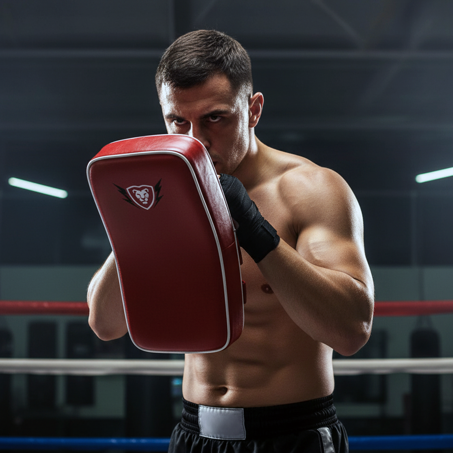 Artificial Leather Thigh Pad Kickboxing & MMA Training