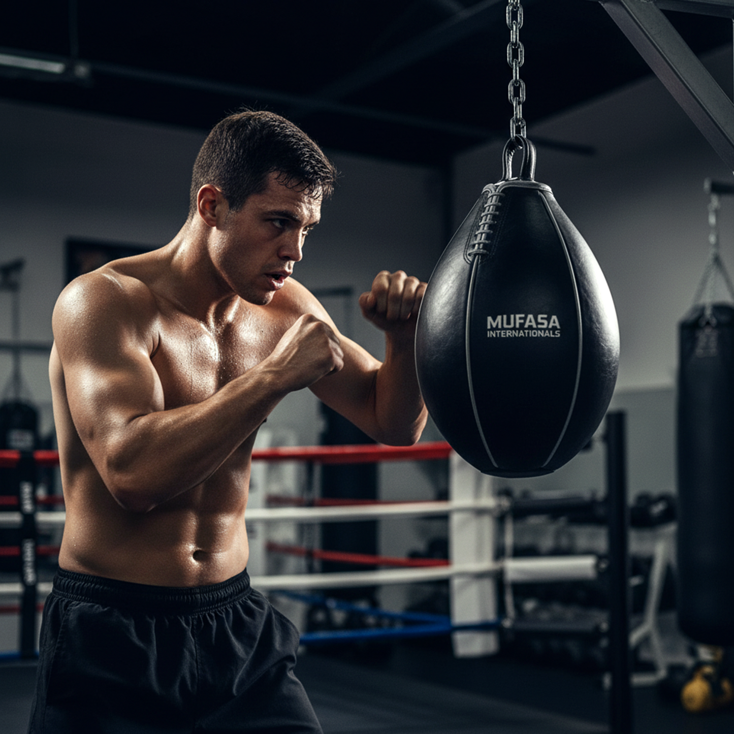 Airless Leather Boxing Speed Ball – A-Grade Cowhide