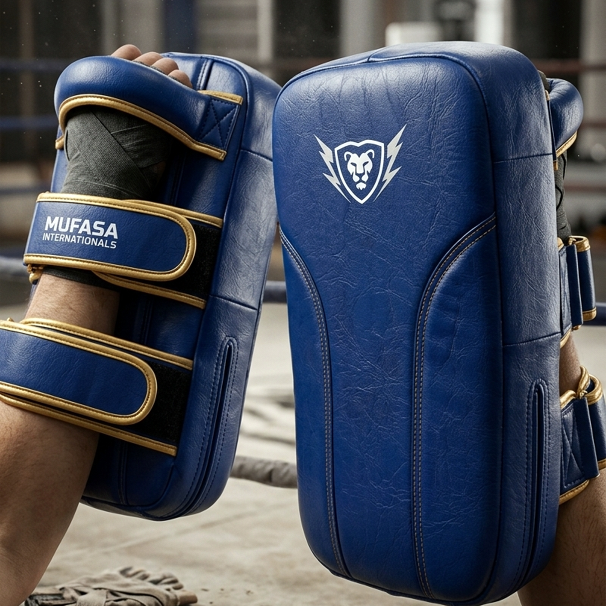 Artificial Leather Thigh Pad Kickboxing & MMA Training