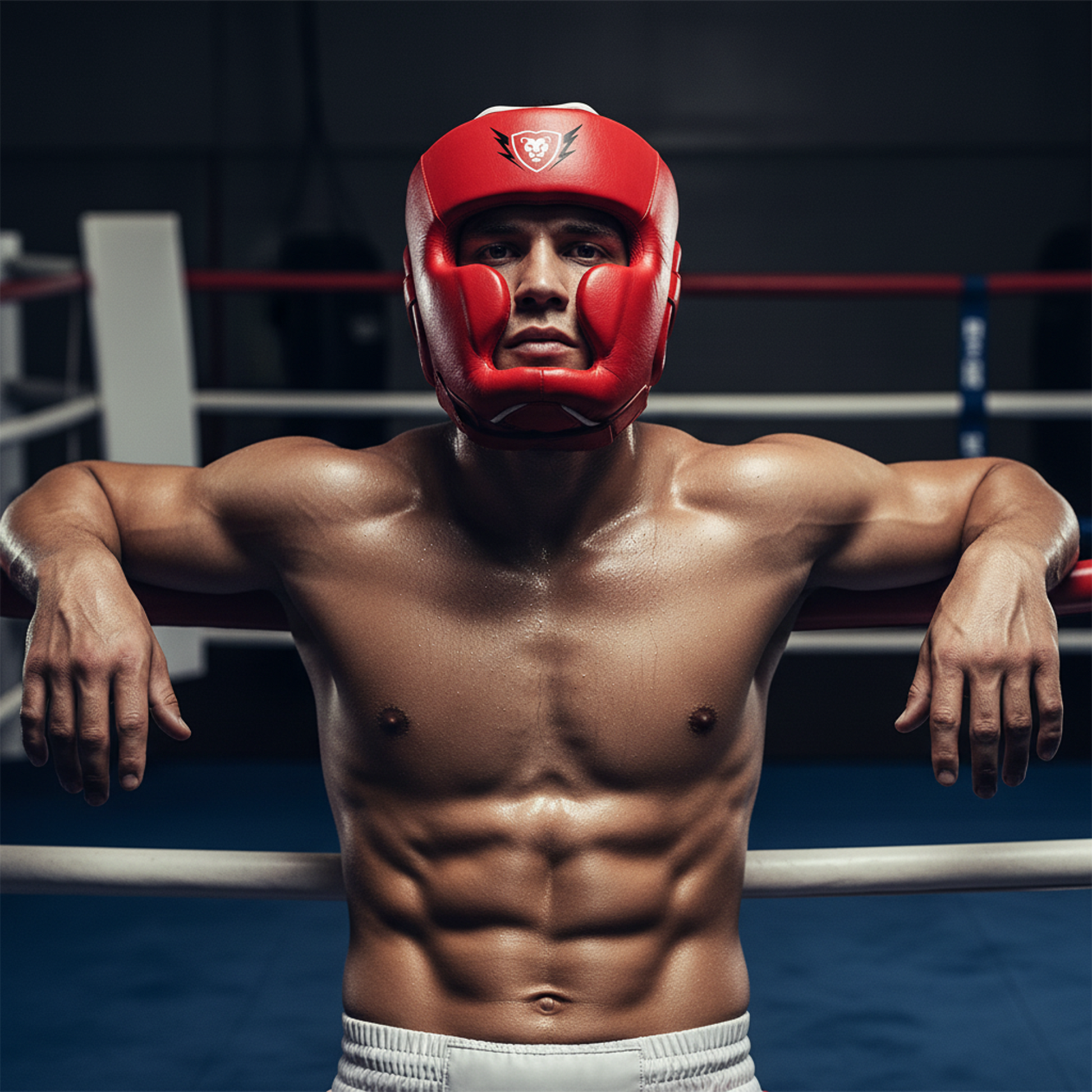 Cowhide Leather Boxing Sparring MMA Headguard