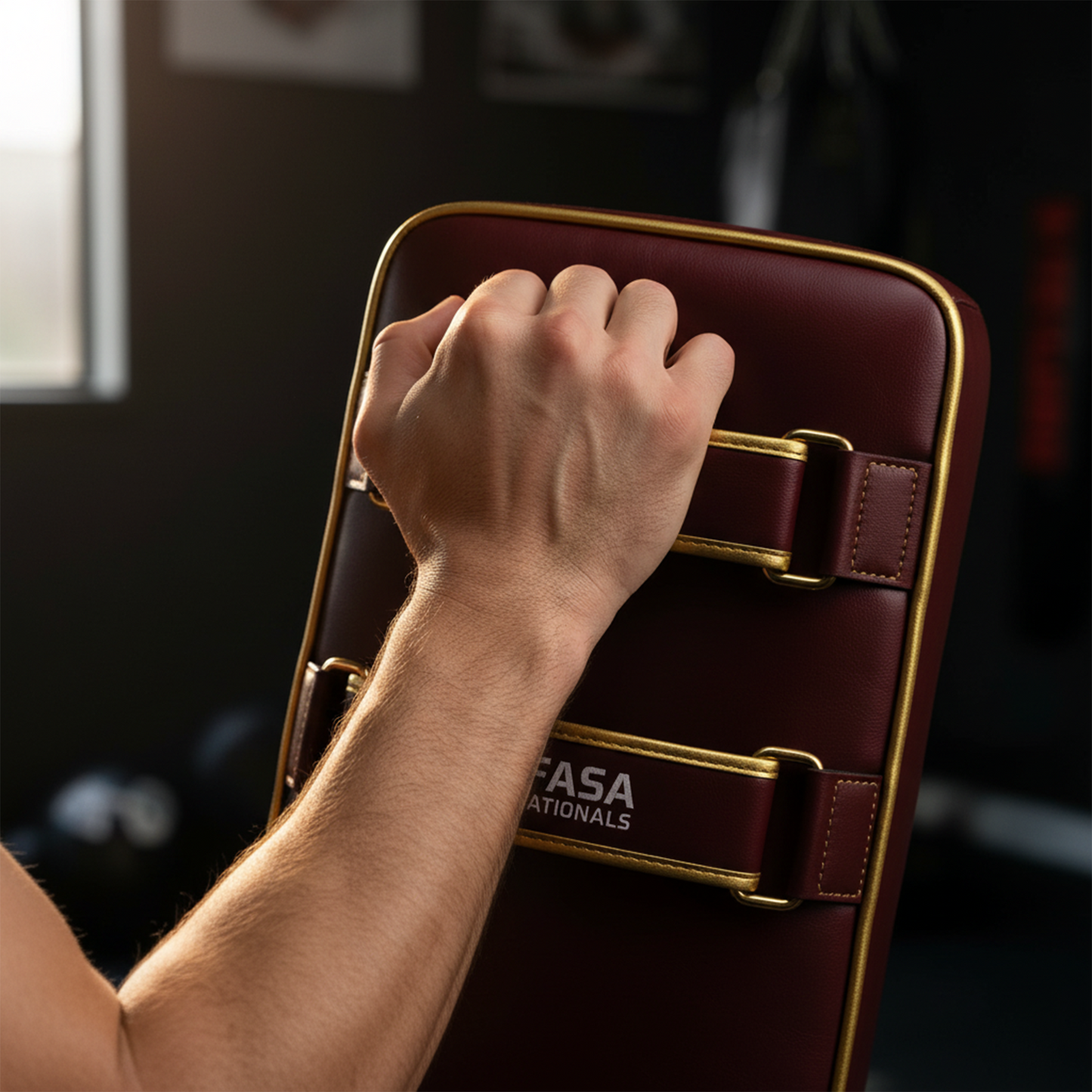 Artificial Leather Thigh Pad Kickboxing & MMA Training
