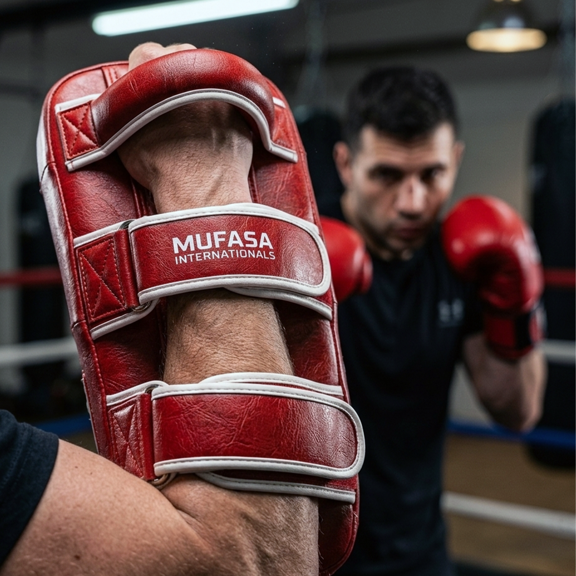 Artificial Leather Thigh Pad Kickboxing & MMA Training