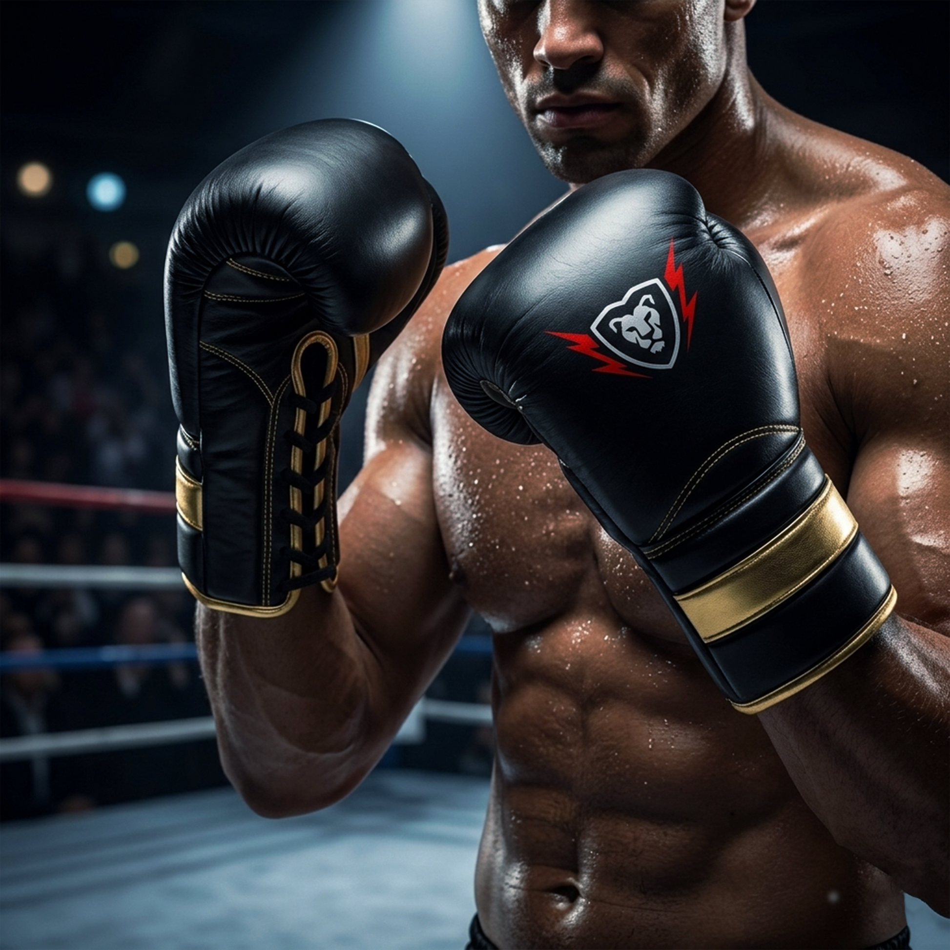 Cowhide Leather Boxing Gloves Training & Kickboxing Gloves