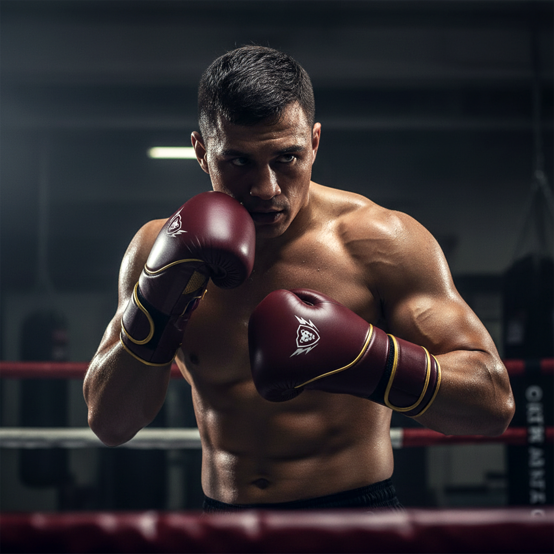 Cowhide Leather Boxing Gloves Training & Kickboxing Gloves
