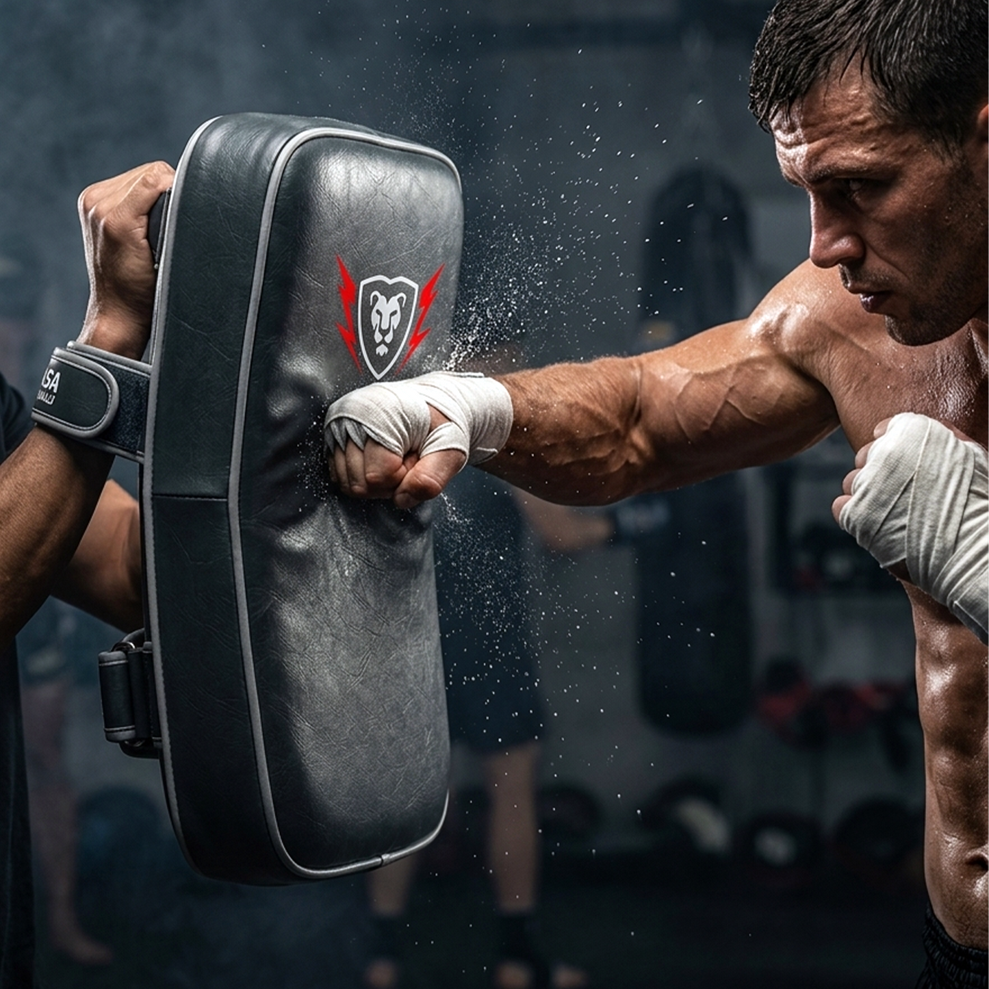 Artificial Leather Thigh Pad Kickboxing & MMA Training
