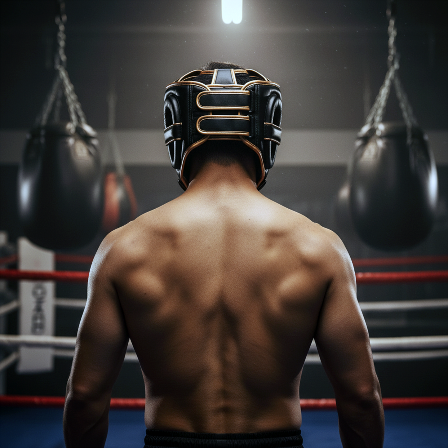 Cowhide Leather Boxing Sparring MMA Headguard