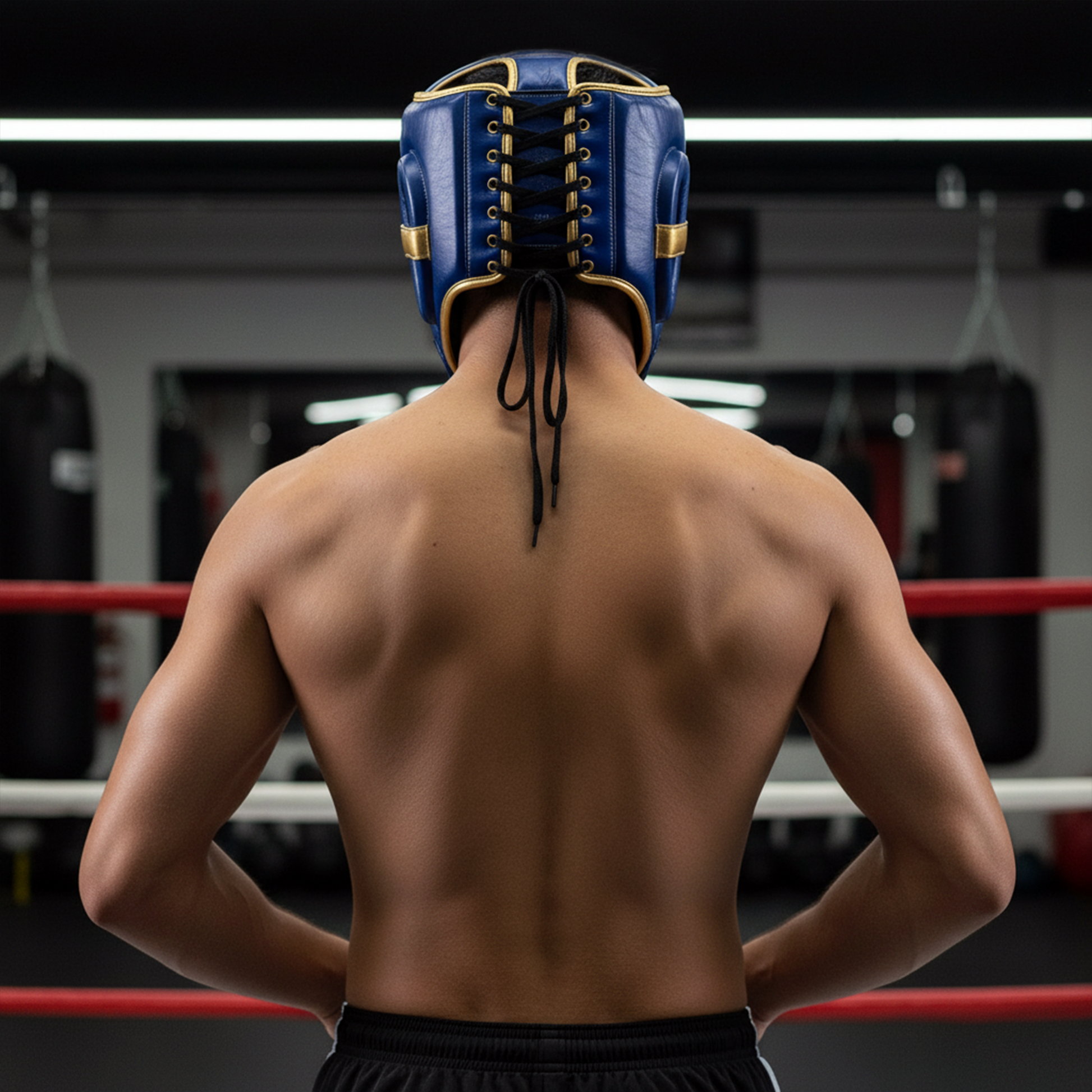 Cowhide Leather Boxing Sparring MMA Headguard