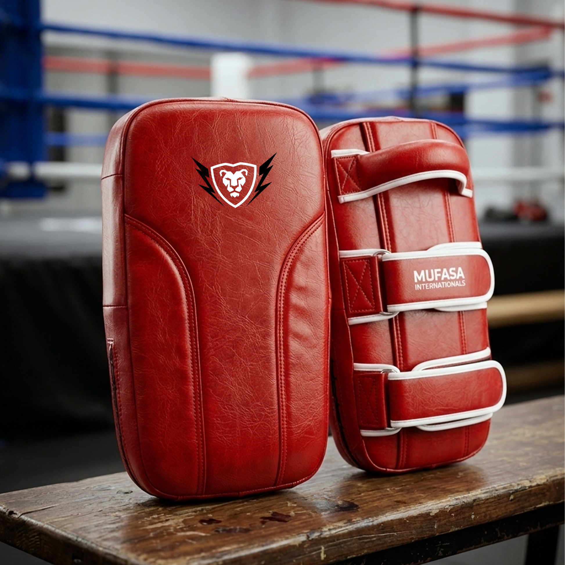 Artificial Leather Thigh Pad Kickboxing & MMA Training