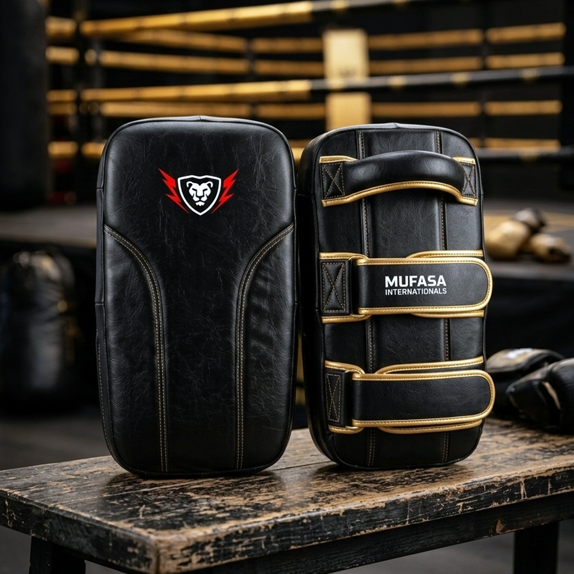 Artificial Leather Thigh Pad Kickboxing & MMA Training