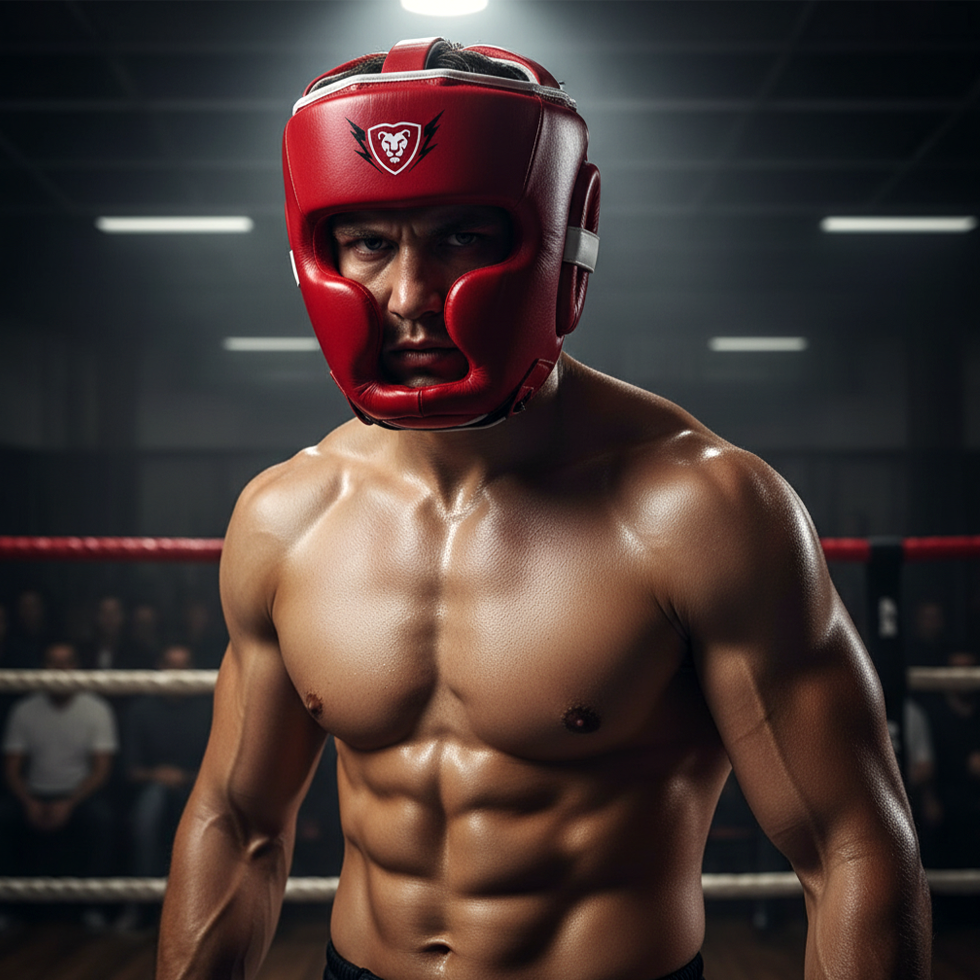 Cowhide Leather Boxing Sparring MMA Headguard