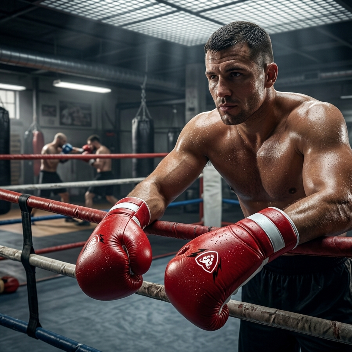 Cowhide Leather Boxing Gloves Training & Kickboxing Gloves