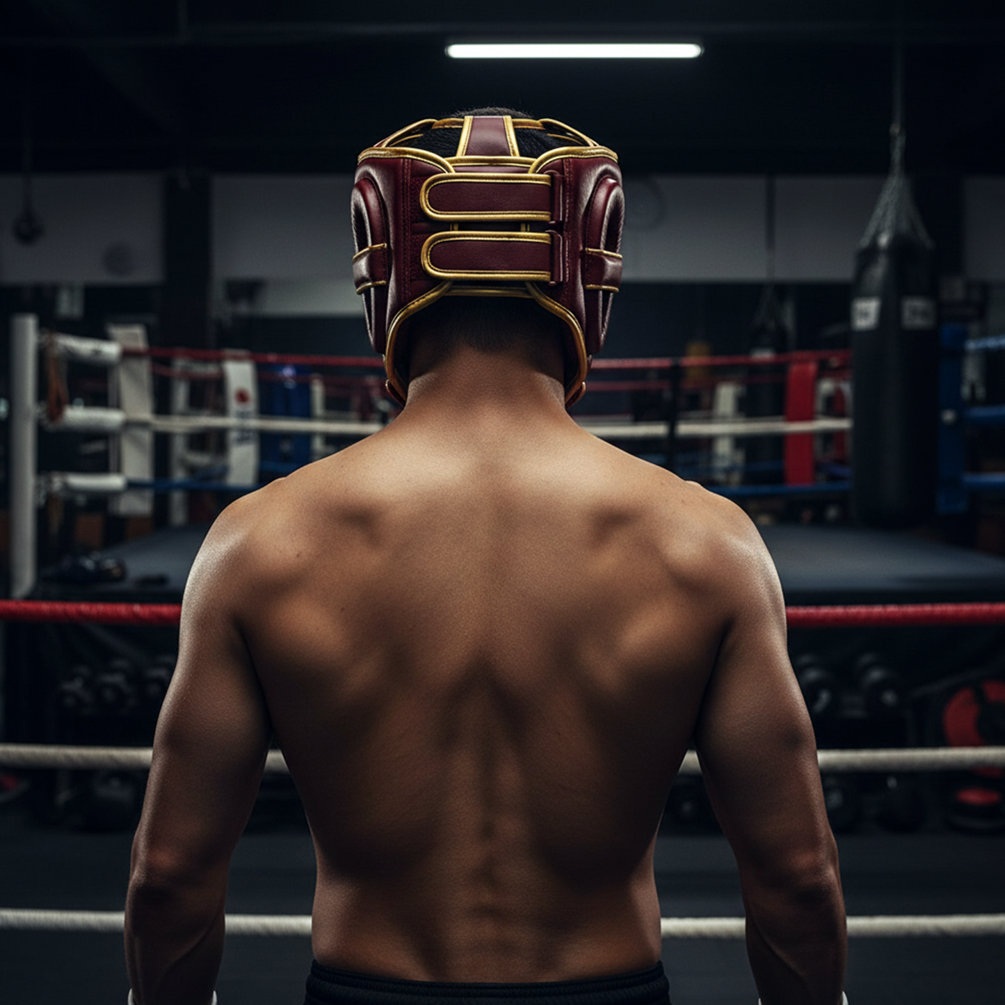 Cowhide Leather Boxing Sparring MMA Headguard
