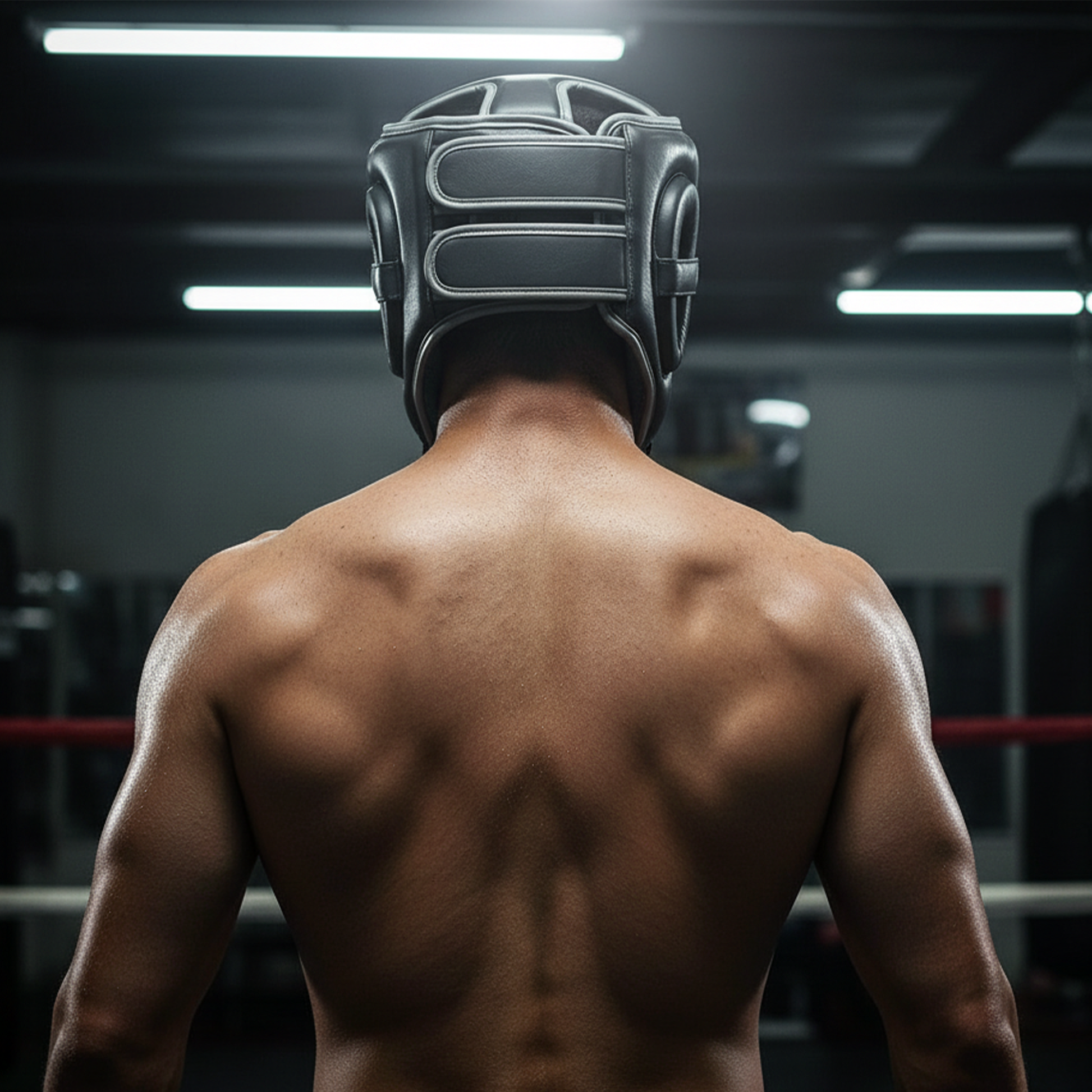 Cowhide Leather Boxing Sparring MMA Headguard