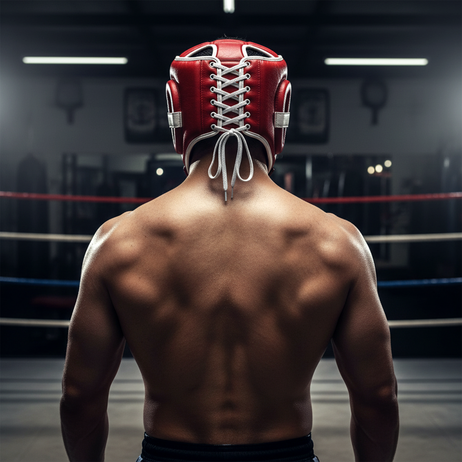 Cowhide Leather Boxing Sparring MMA Headguard