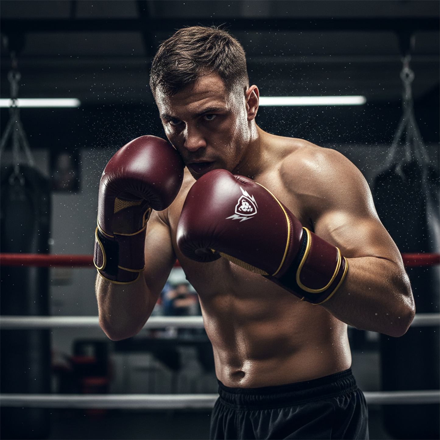 Cowhide Leather Boxing Gloves Training & Kickboxing Gloves