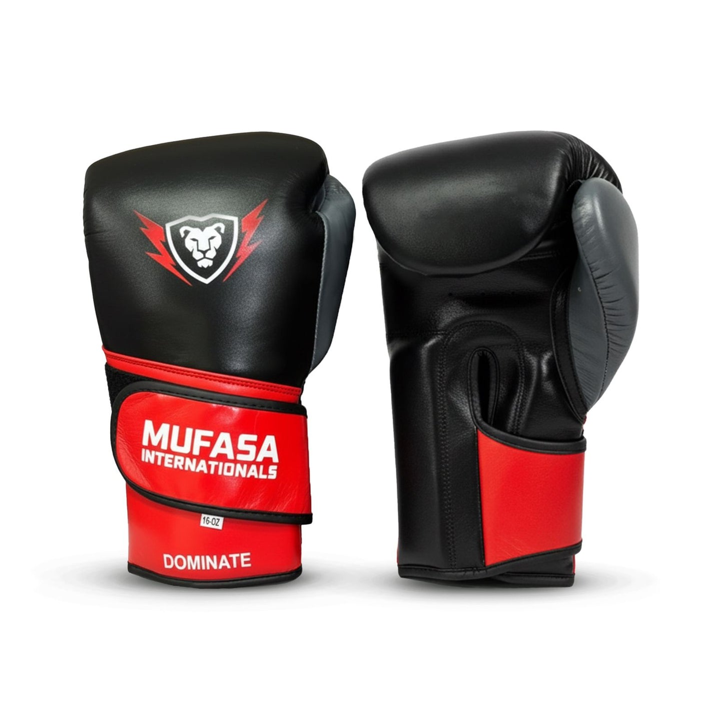 Cowhide Leather Boxing Gloves | Pro Fight Training | 16 Oz | MUFASA INTERNATIONALS
