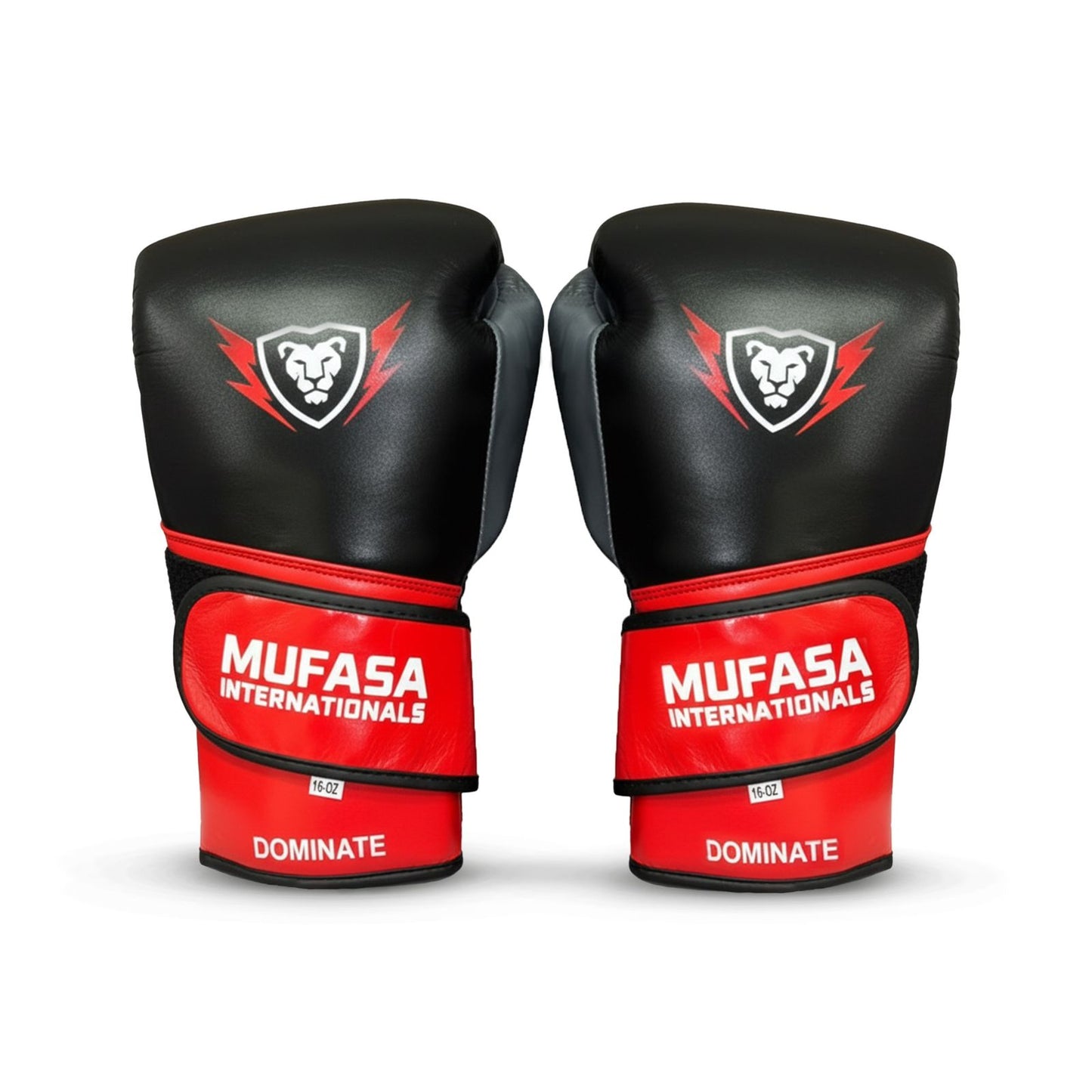 Cowhide Leather Boxing Gloves | Pro Fight Training | 16 Oz | MUFASA INTERNATIONALS