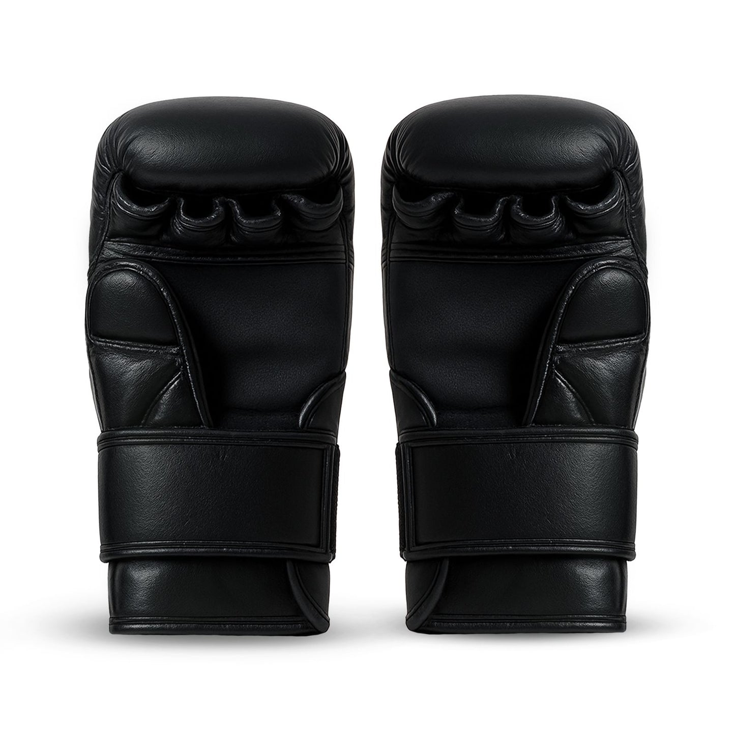 Leather Open Palm MMA Fight Gloves - 4 Oz, Unisex