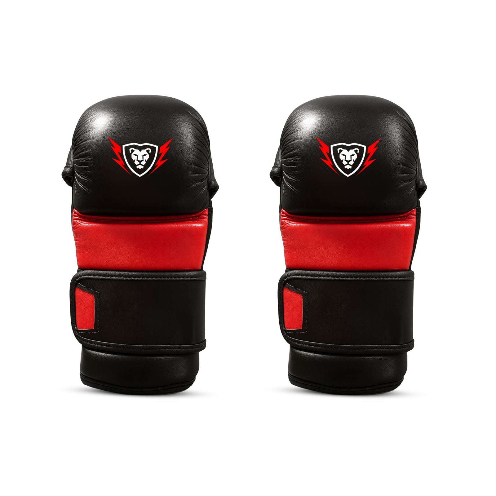 Cowhide Leather Open Palm MMA Fight Gloves 4 Oz - Unisex