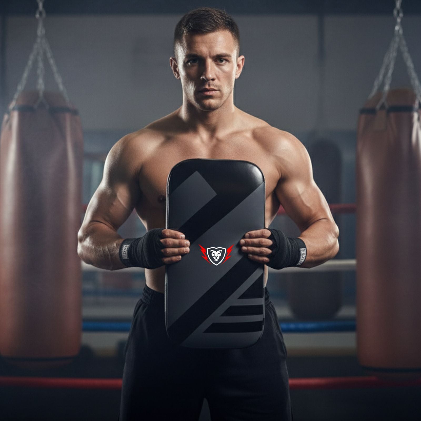 Artificial Leather Thigh Pad: Kickboxing & MMA Training