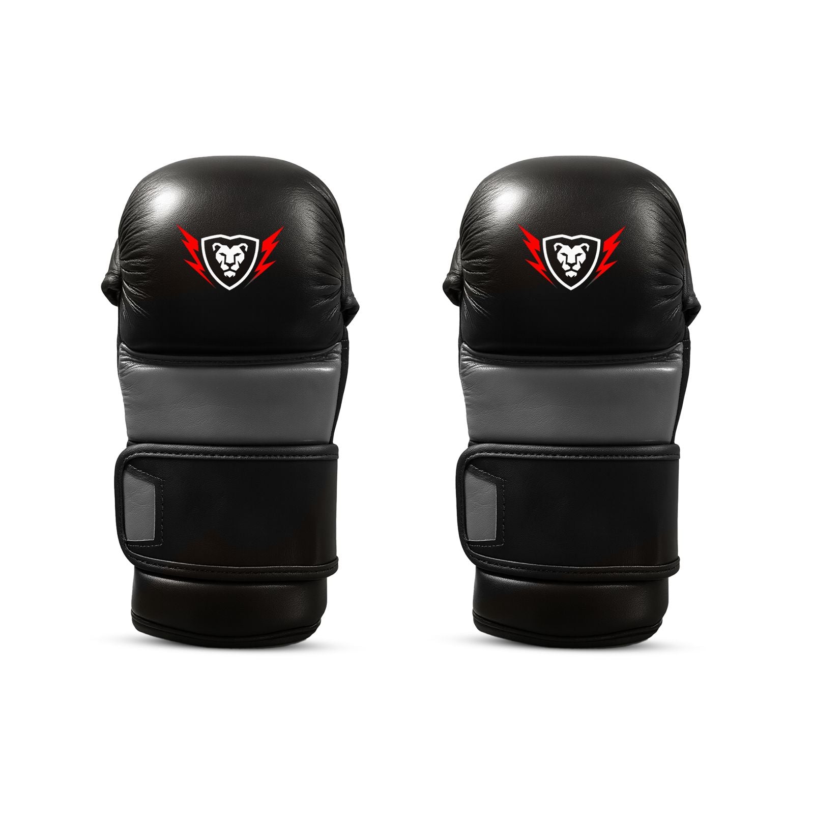 Cowhide Leather Open Palm MMA Fight Gloves 4 Oz - Unisex