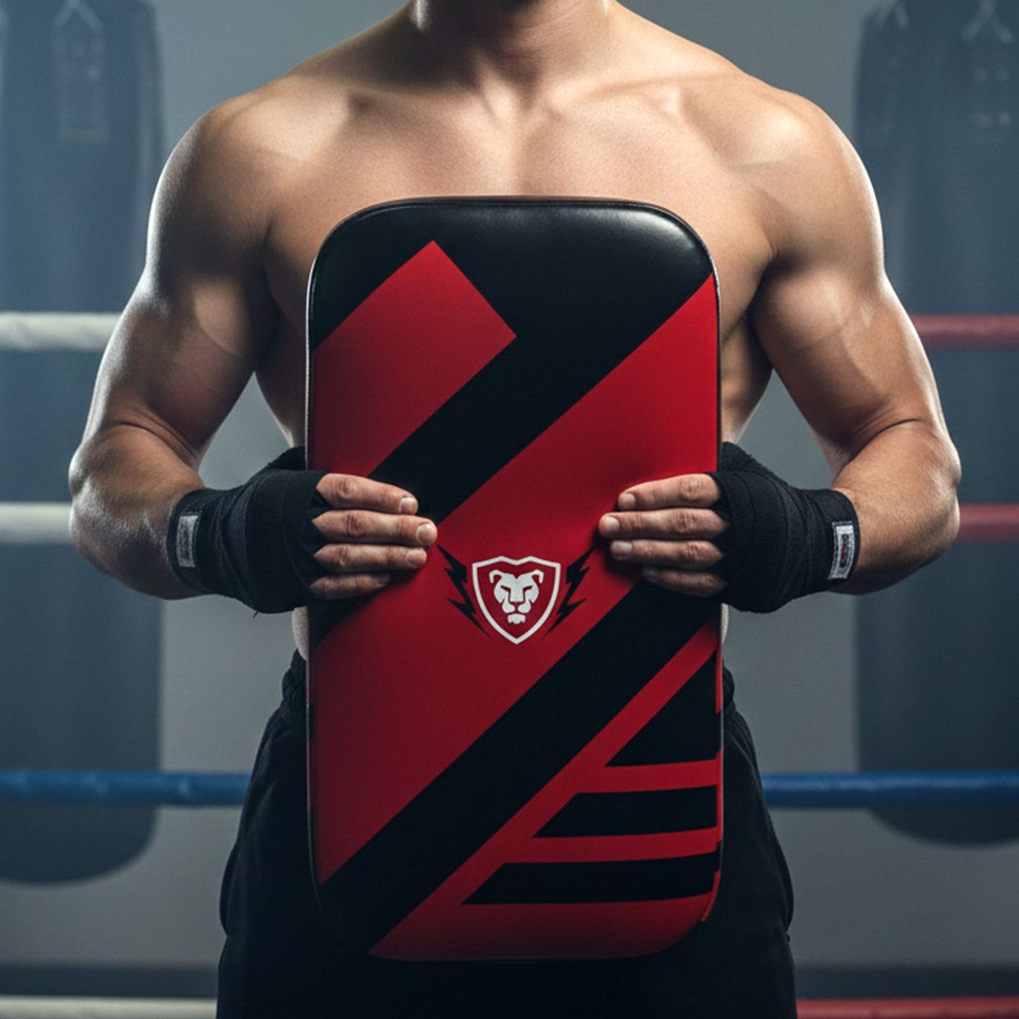 Artificial Leather Thigh Pad Kickboxing & MMA Training