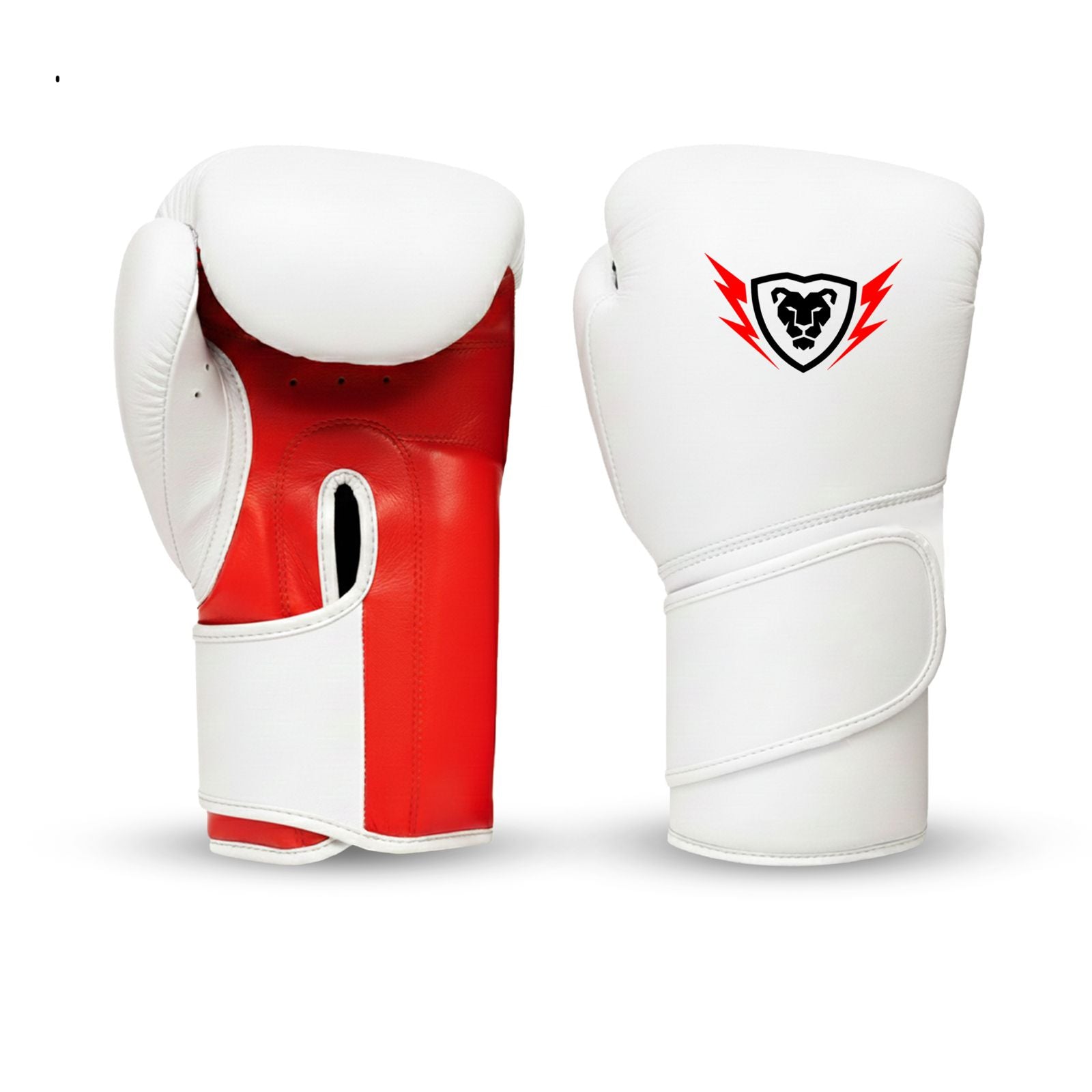 16 oz Cowhide Leather Boxing Gloves: Muay Thai, Kickboxing
