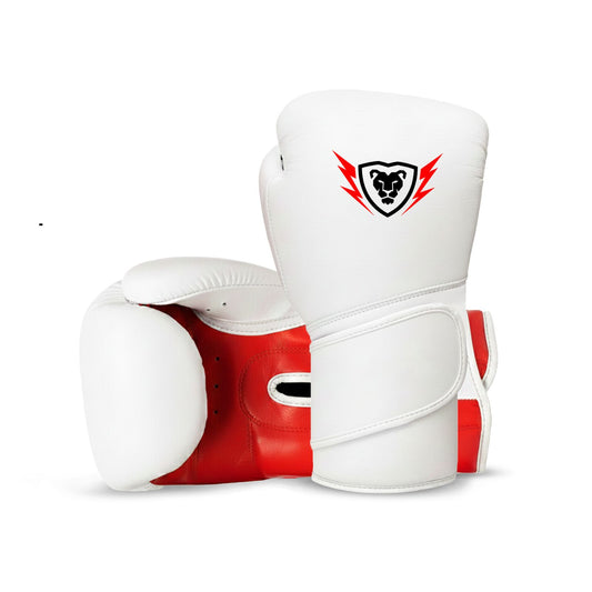 16 oz Cowhide Leather Boxing Gloves: Muay Thai, Kickboxing