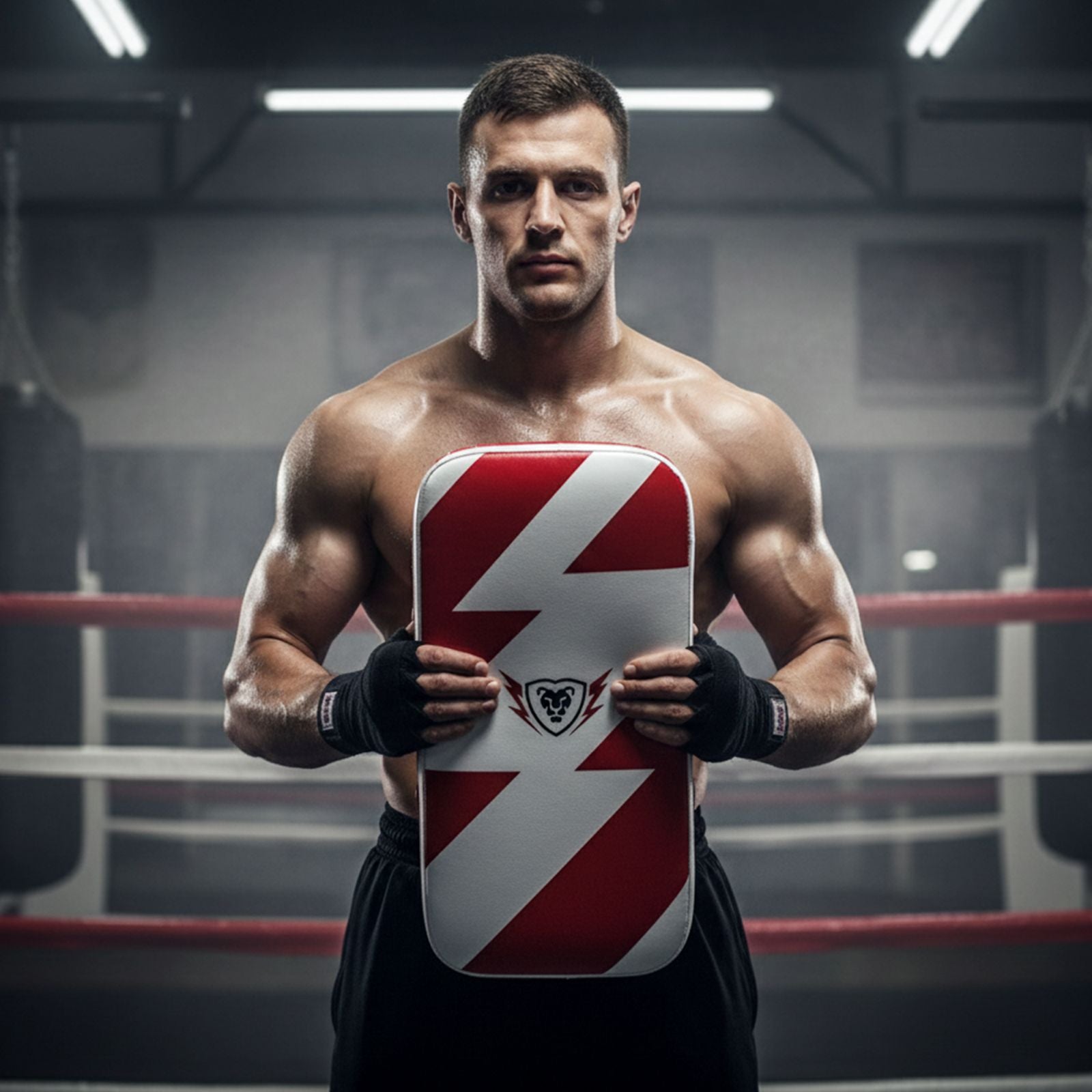 Artificial Leather Thigh Pad Kickboxing & MMA Training