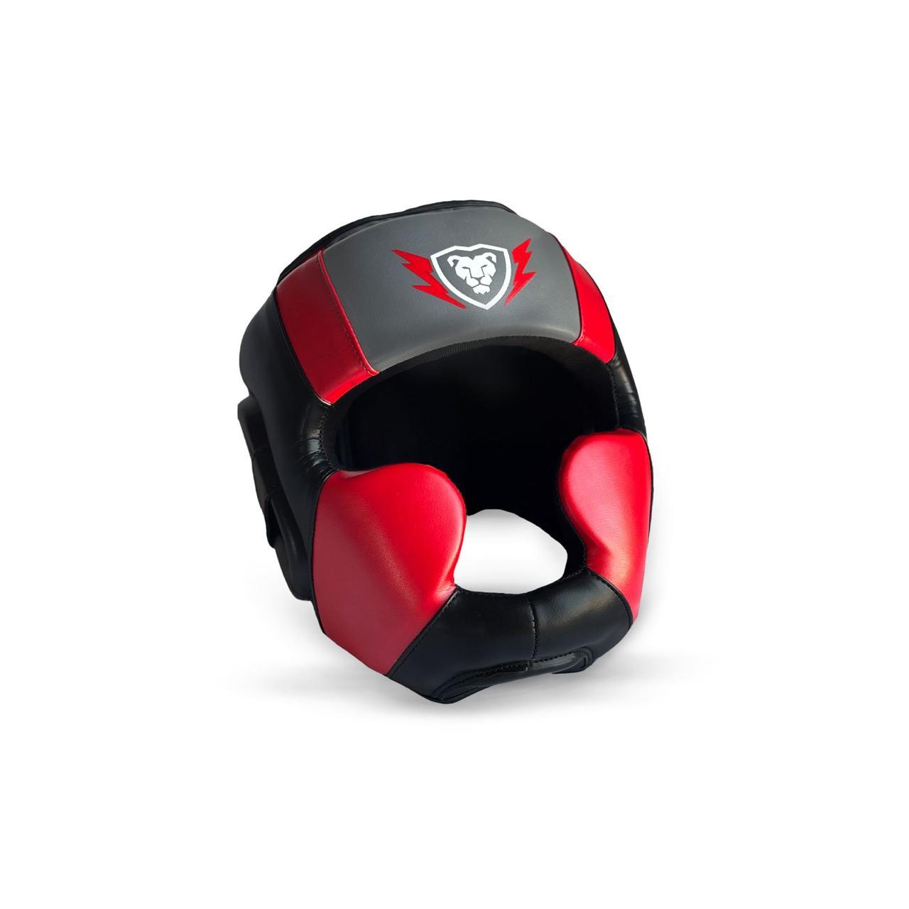Cowhide Leather Boxing Gloves and HeadGear Set for Boxing
