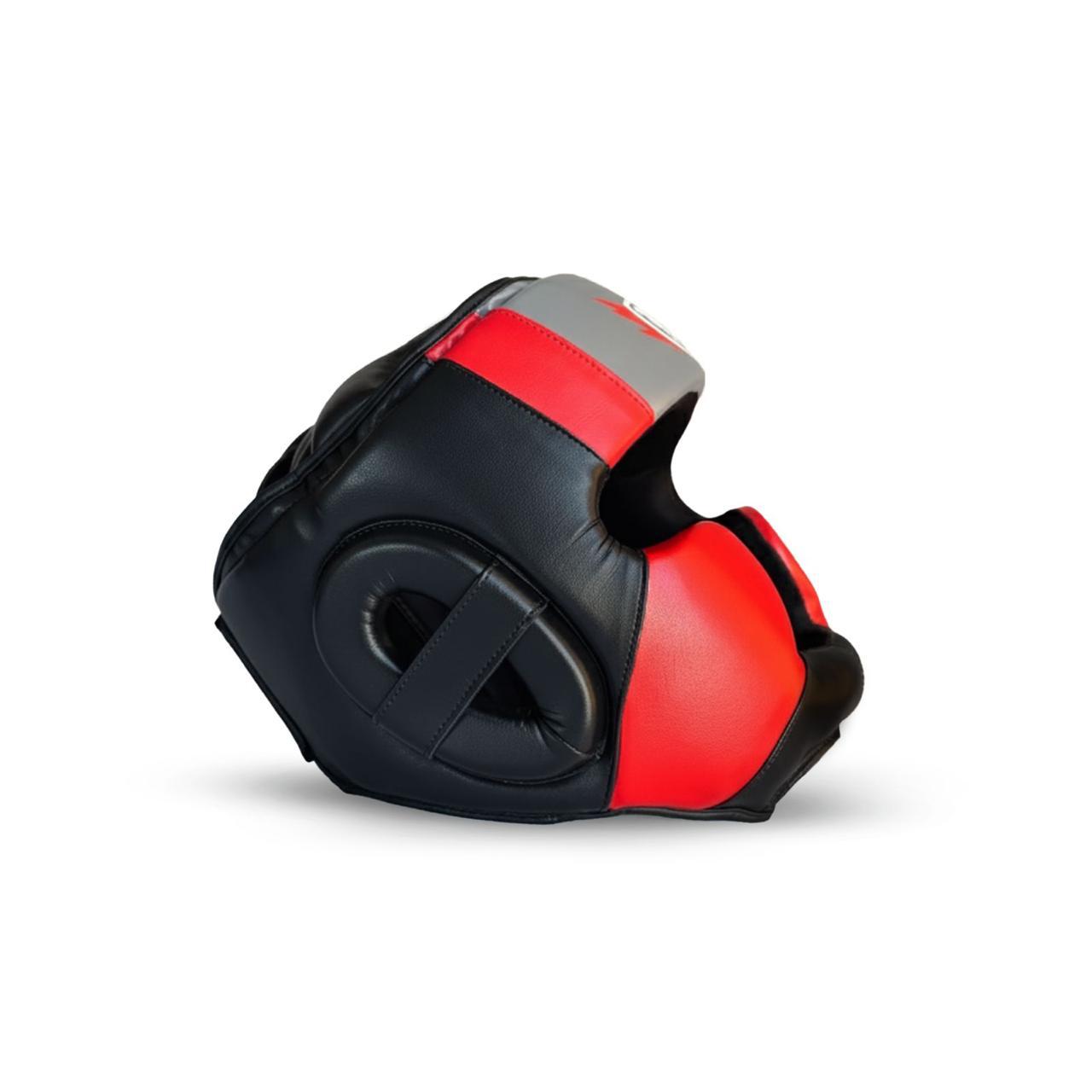 Cowhide Leather Boxing Gloves and HeadGear Set for Boxing 
