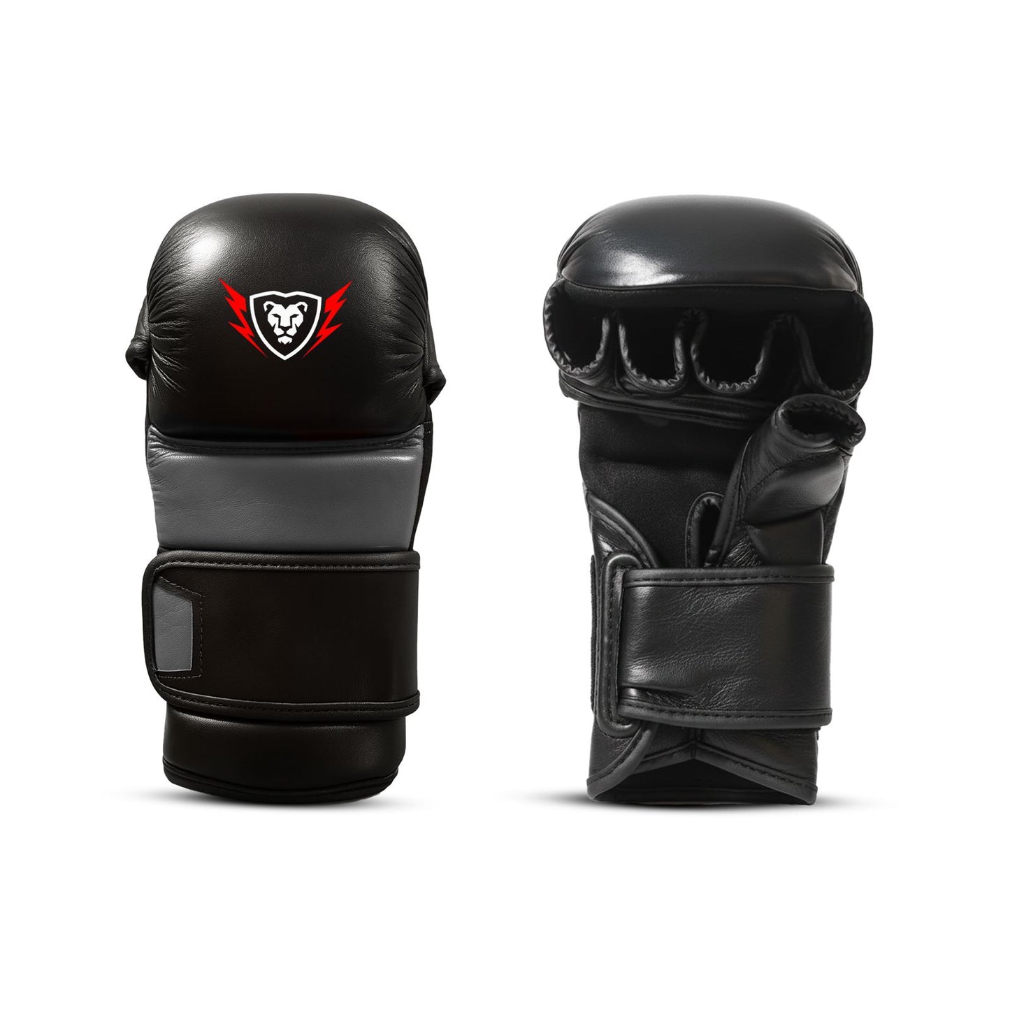Cowhide Leather Gloves and HeadGear Set UFC Fighter Gloves