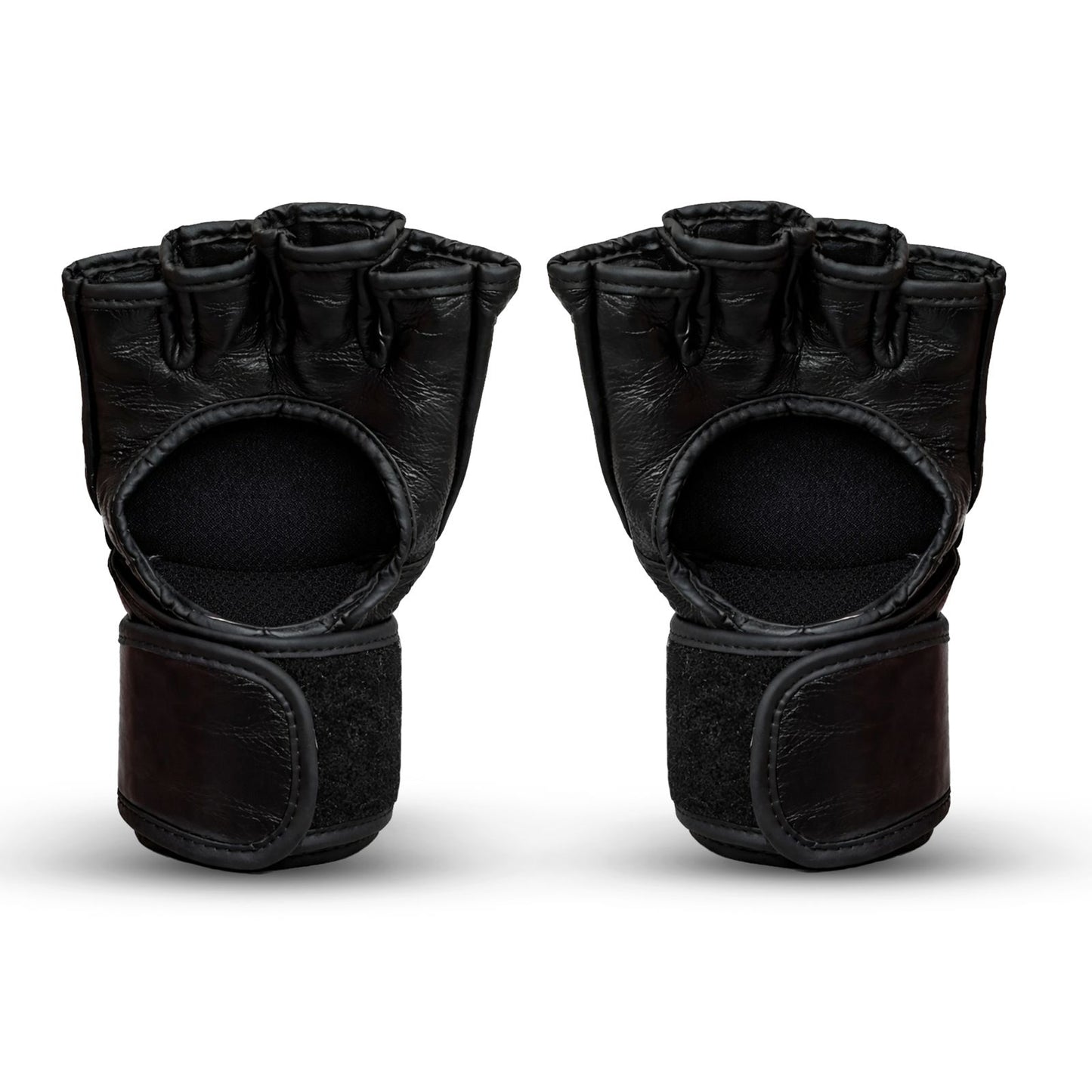 Leather Open Palm MMA Fight Gloves 4 Oz, Unisex