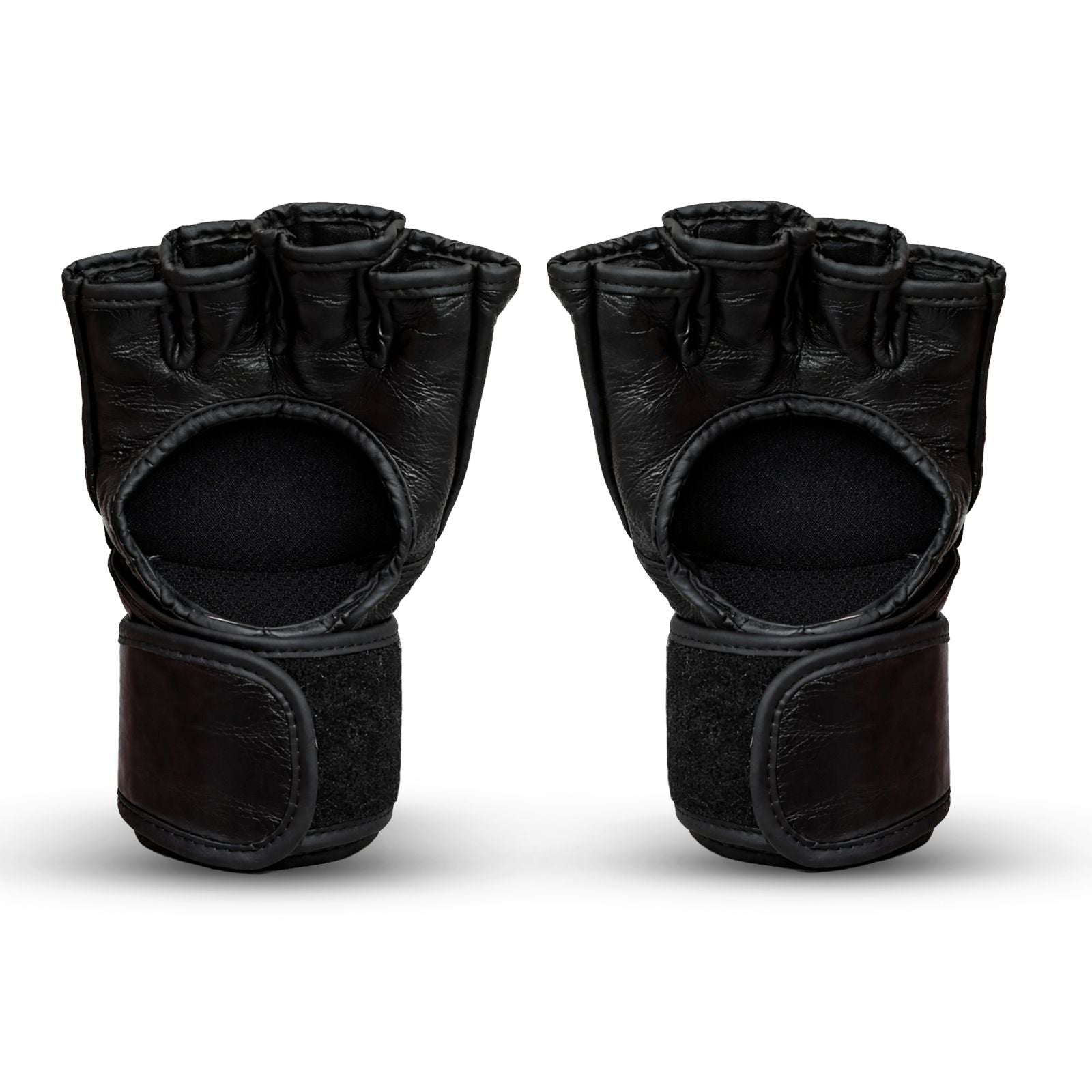 Leather Open Palm MMA Fight Gloves 4 Oz, Unisex