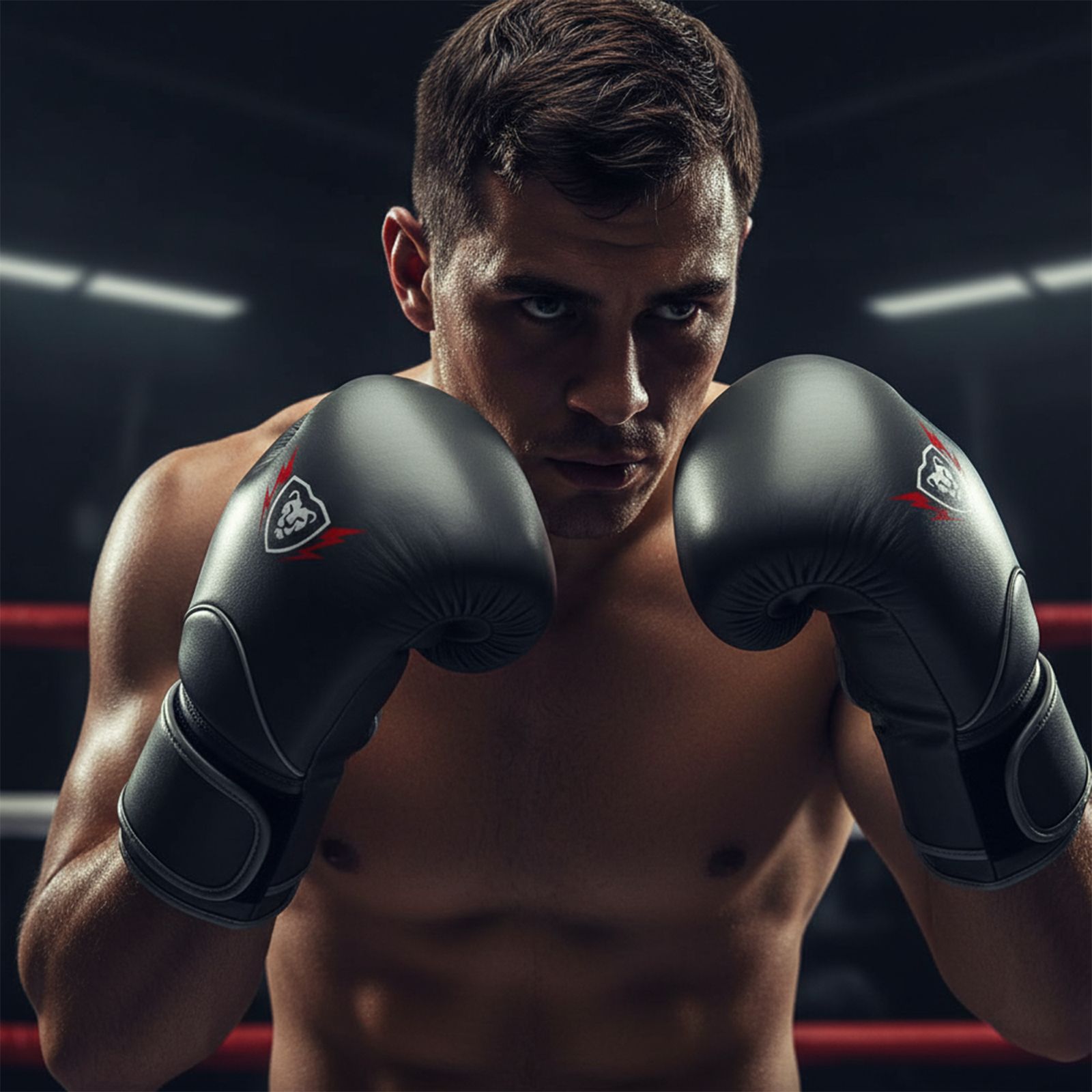 Cowhide Leather Boxing Gloves Training & Kickboxing Gloves