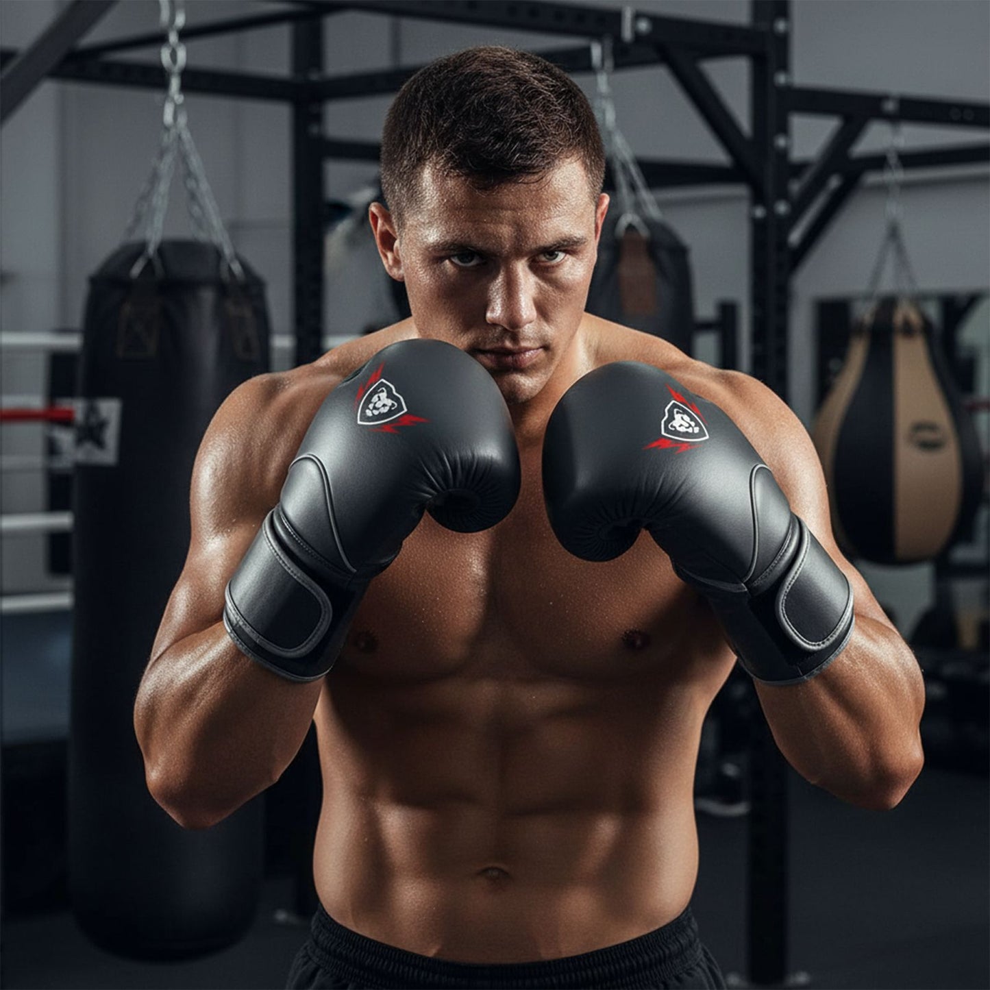 Cowhide Leather Boxing Gloves Training & Kickboxing Gloves